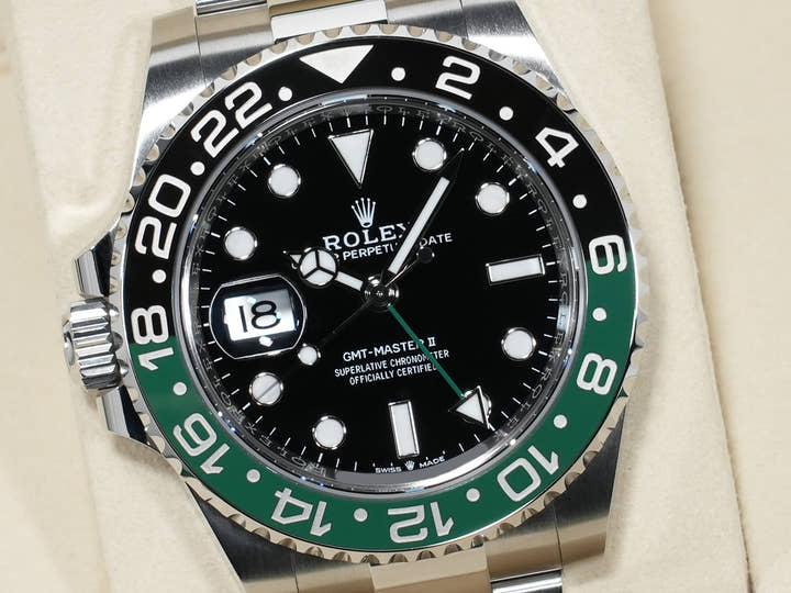 ロレックス GMTマスターII Ref.126720VTNR ステンレススチール ブラック文字盤 オイスターブレスレット 未使用 qvxm67by