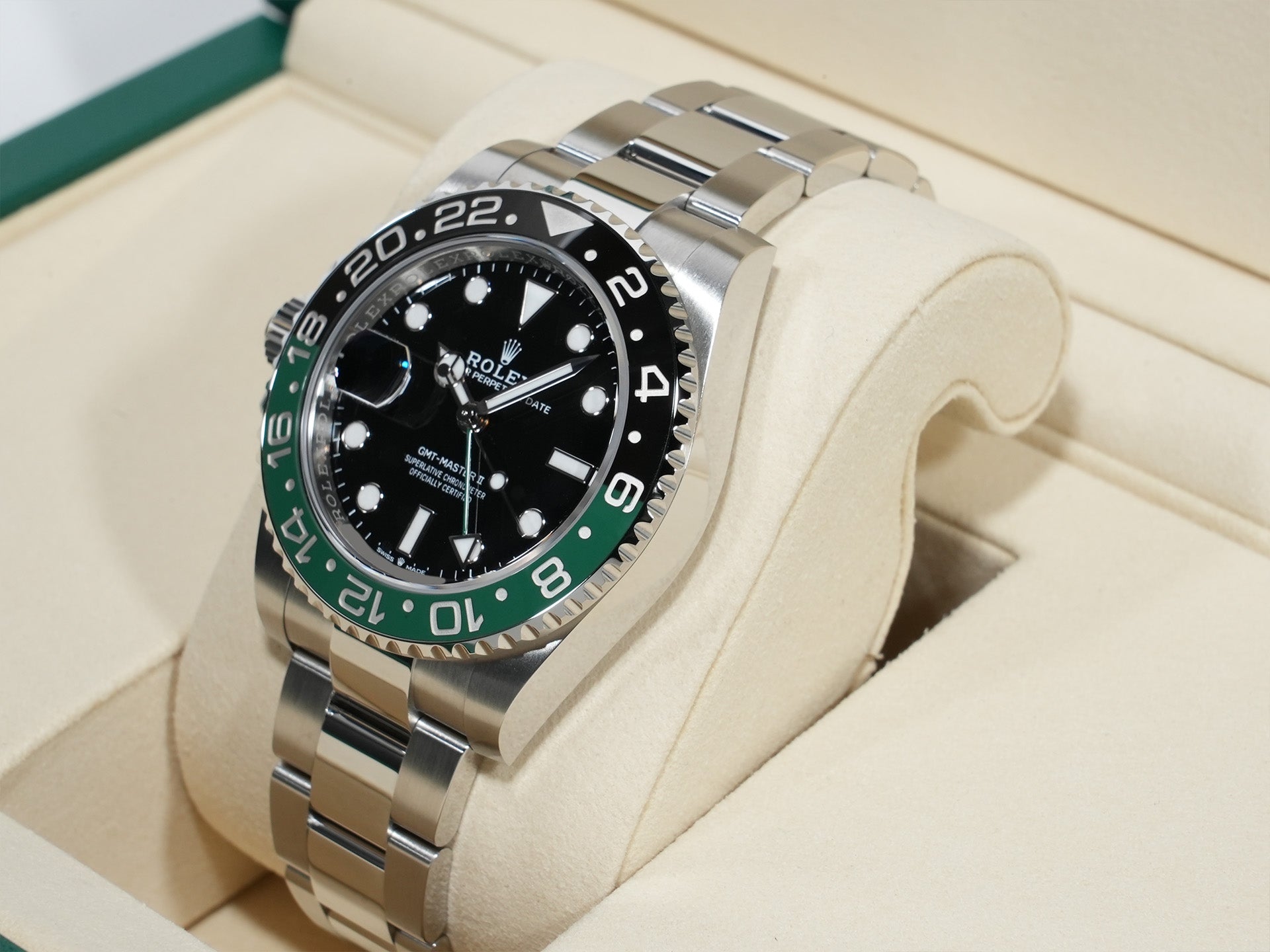 ロレックス GMTマスターII Ref.126720VTNR ステンレススチール ブラック文字盤 オイスターブレスレット 未使用 qvxm67by