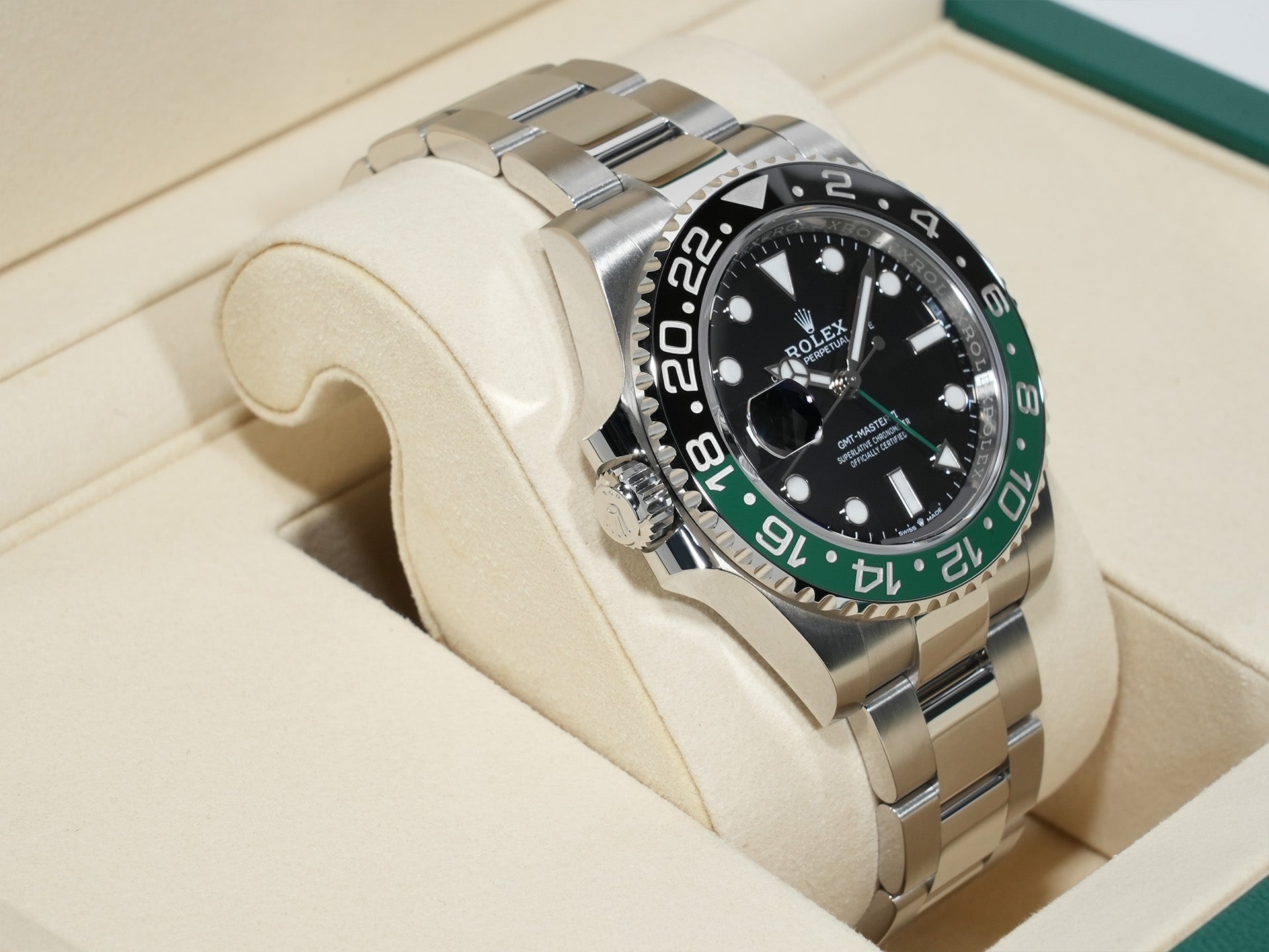 ロレックス GMTマスターII Ref.126720VTNR ステンレススチール ブラック文字盤 オイスターブレスレット 未使用 qvxm67by