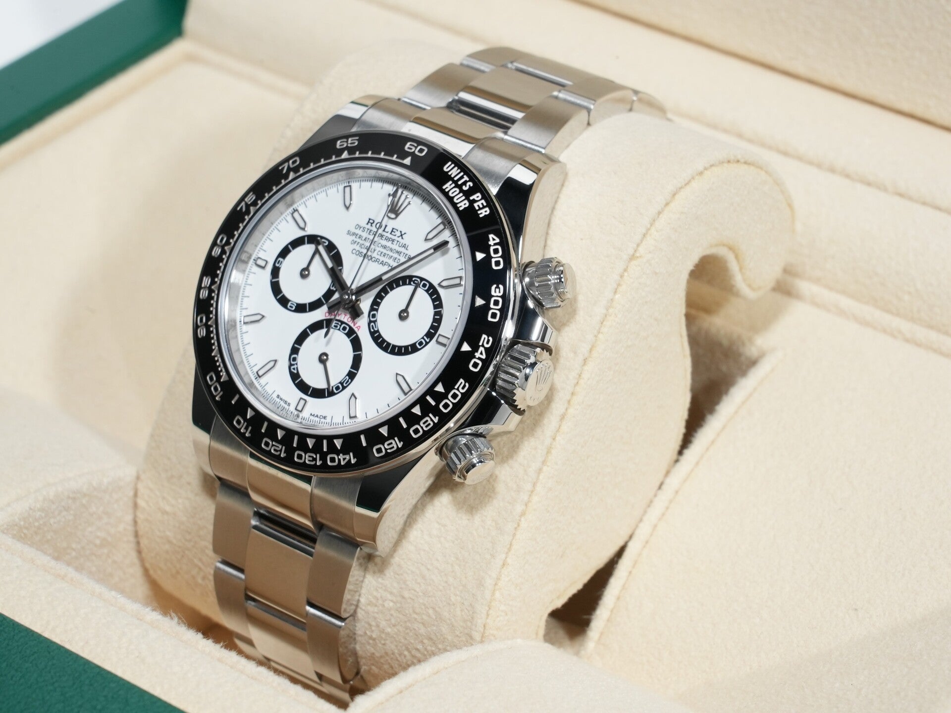 ロレックス デイトナ Ref.126500LN ステンレススチール ホワイト文字盤 未使用 eh75eqvt