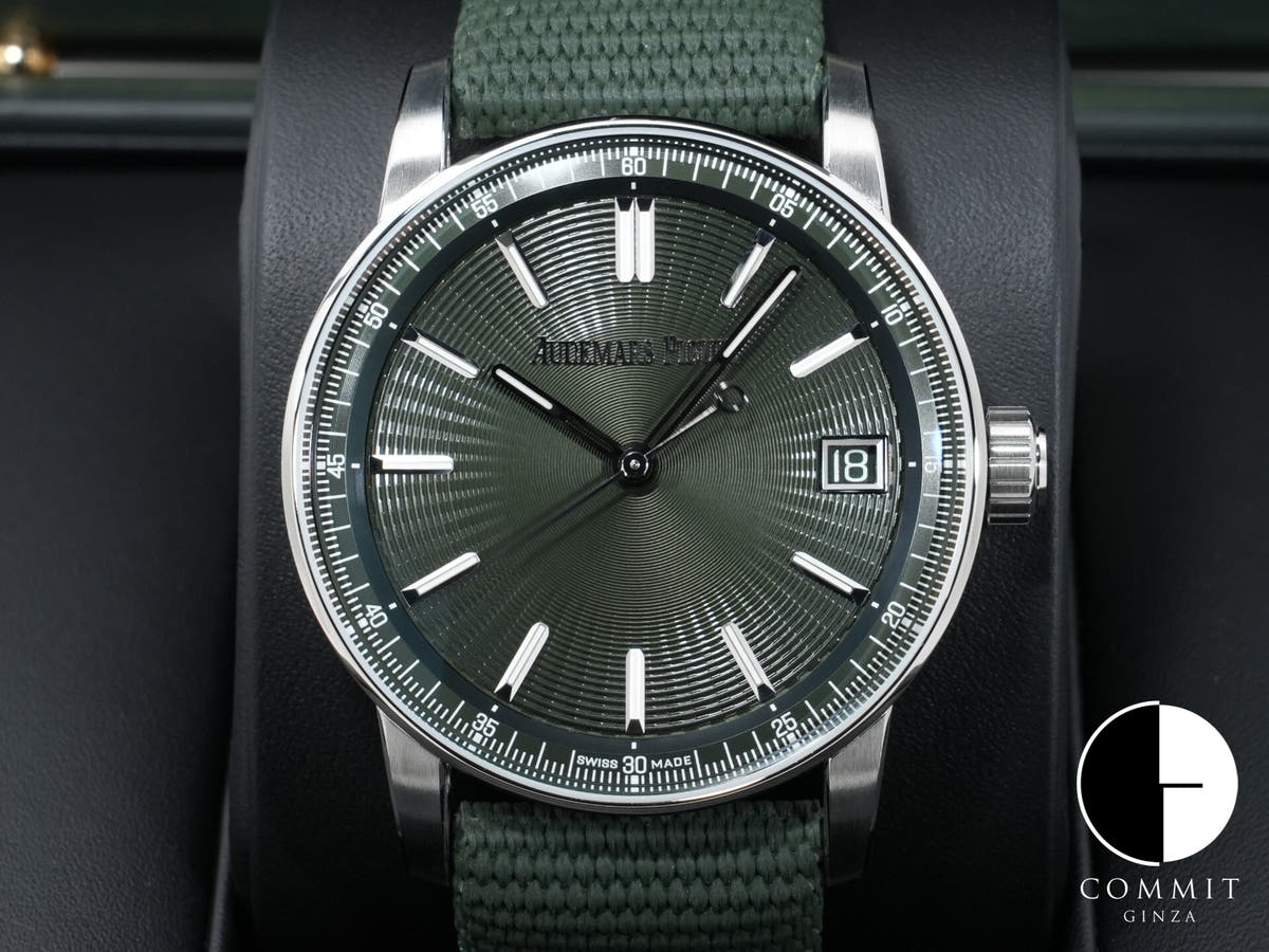 オーデマピゲ CODE 11.59 バイ オーデマ ピゲ Ref.15210ST.OO.A056KB.01 ステンレススチール グリーン文字盤 未使用 8mwmmw94