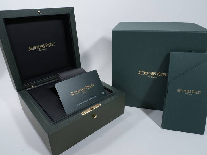 オーデマピゲ CODE 11.59 バイ オーデマ ピゲ Ref.15210ST.OO.A056KB.01 ステンレススチール グリーン文字盤 未使用 8mwmmw94