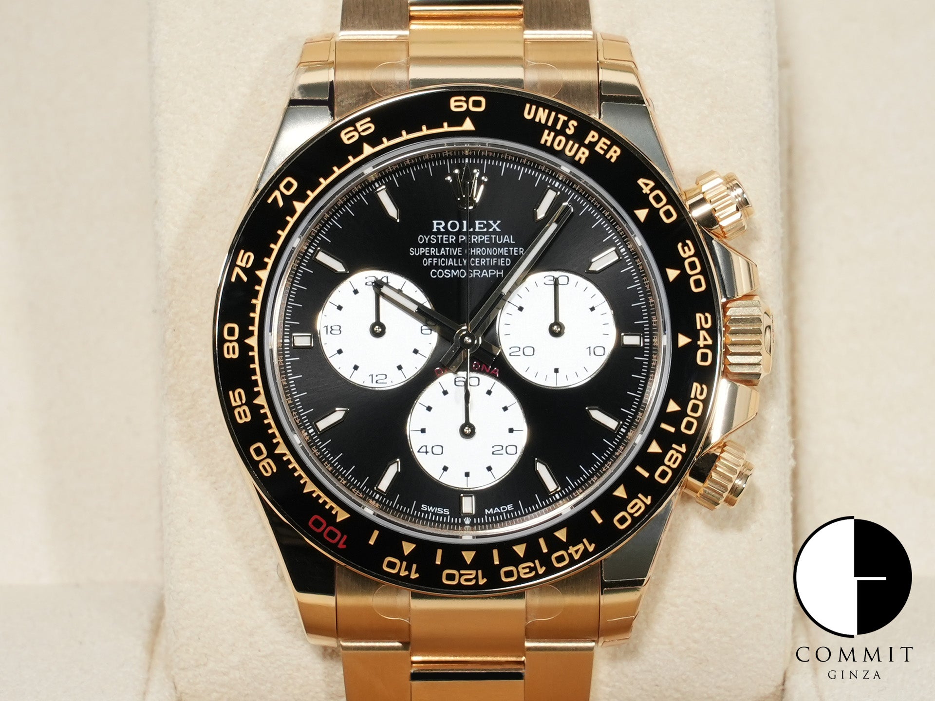 ロレックス デイトナ Ref.126528LN イエローゴールド ブライトブラック文字盤 極美品 3xhbujo4