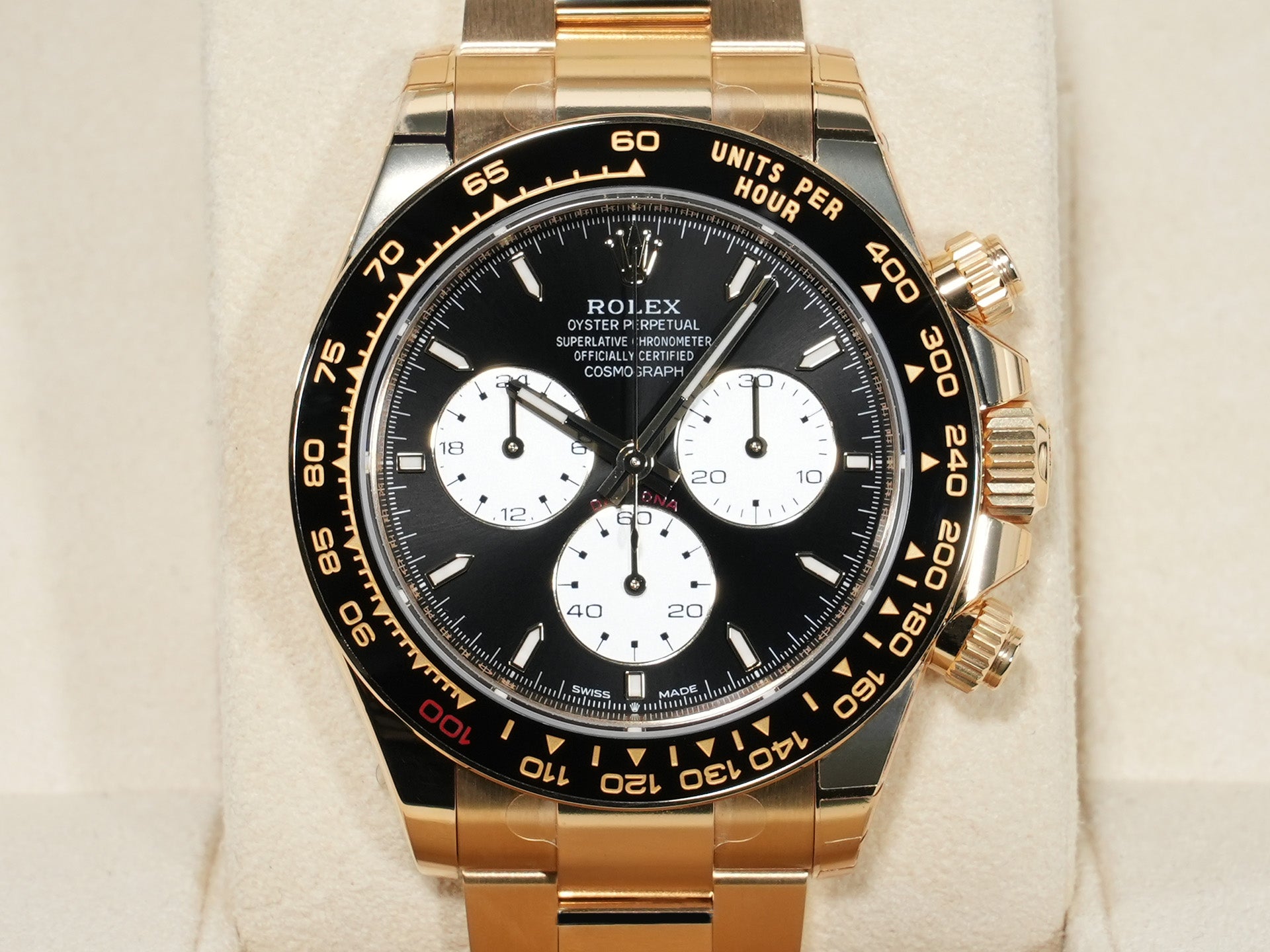 ロレックス デイトナ Ref.126528LN イエローゴールド ブライトブラック文字盤 極美品 3xhbujo4