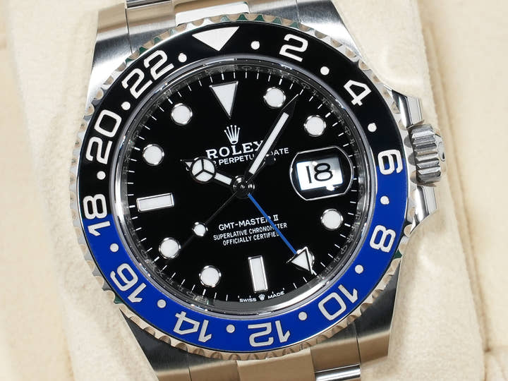 ロレックス GMTマスターII Ref.126710BLNR ステンレススチール ブラック文字盤 オイスターブレスレット 美中古 29rbsrww