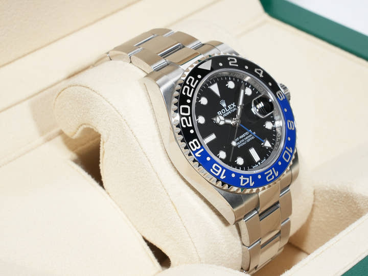 ロレックス GMTマスターII Ref.126710BLNR ステンレススチール ブラック文字盤 オイスターブレスレット 美中古 29rbsrww
