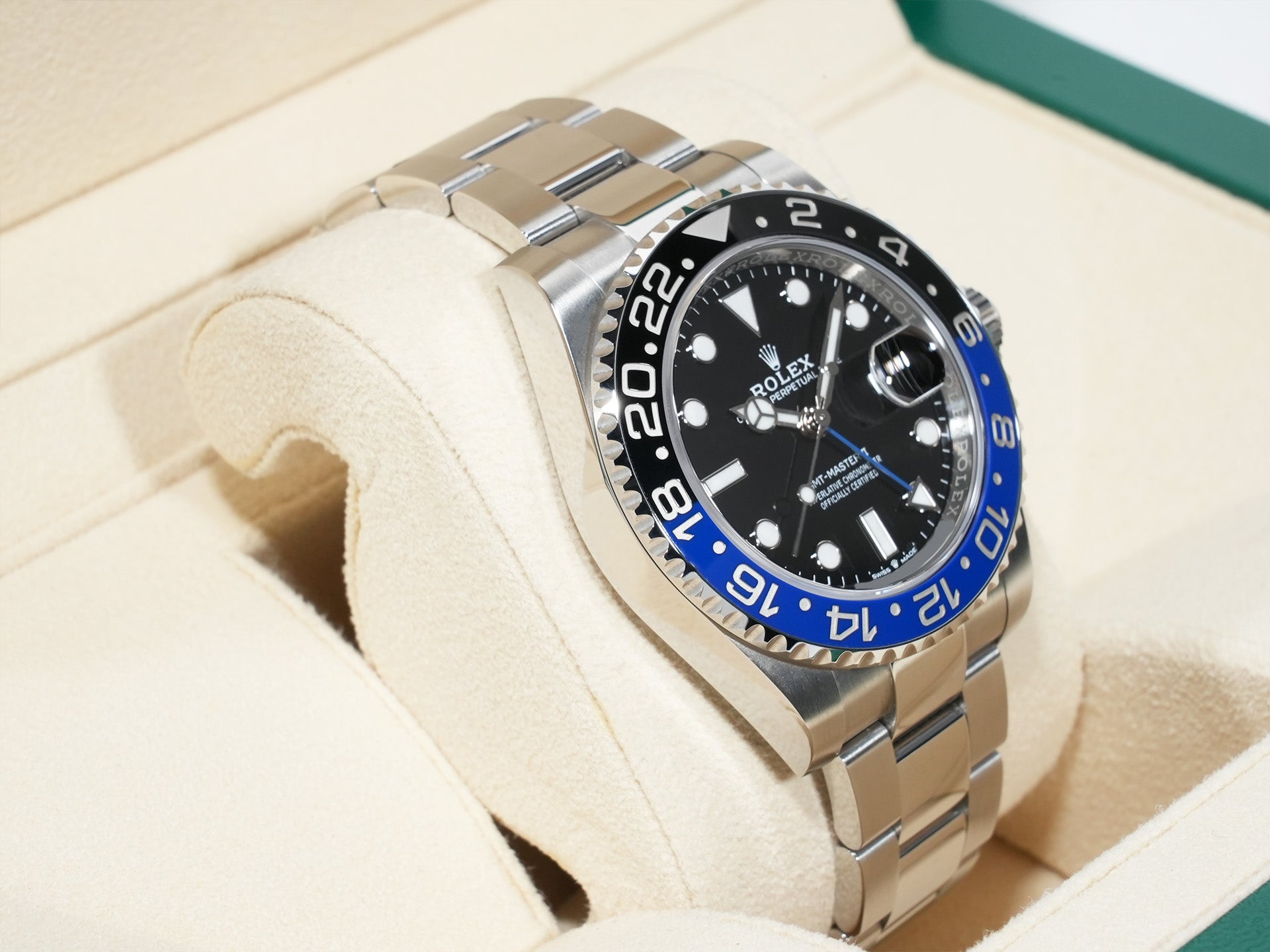 ロレックス GMTマスターII Ref.126710BLNR ステンレススチール ブラック文字盤 オイスターブレスレット 美中古 29rbsrww