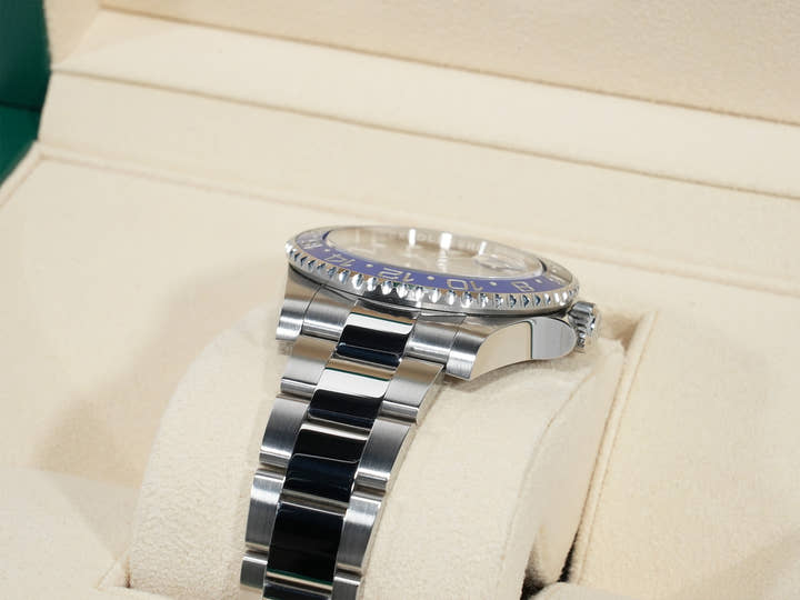 ロレックス GMTマスターII Ref.126710BLNR ステンレススチール ブラック文字盤 オイスターブレスレット 美中古 29rbsrww