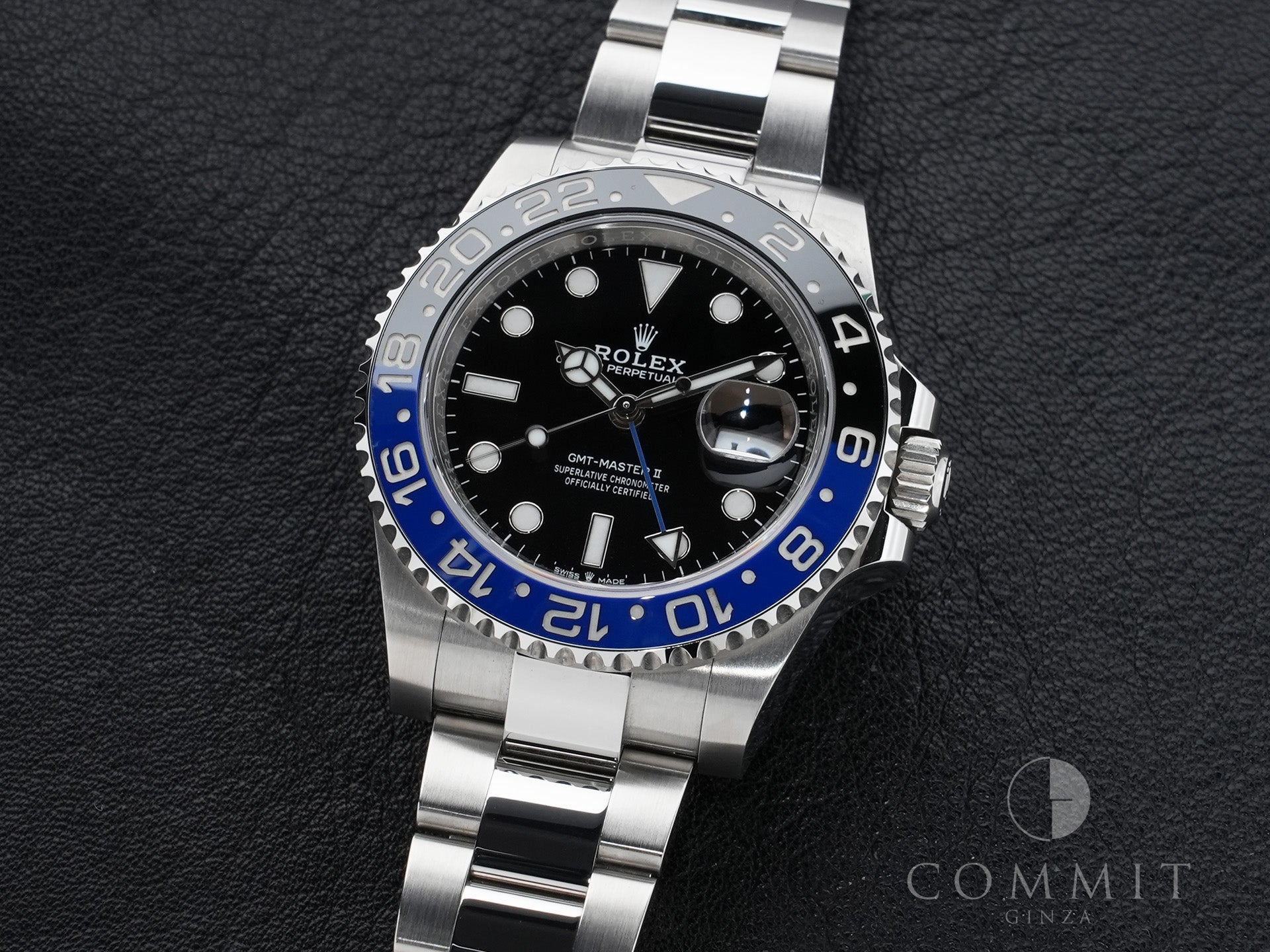 ロレックス GMTマスターII Ref.126710BLNR ステンレススチール ブラック文字盤 オイスターブレスレット 美中古 29rbsrww