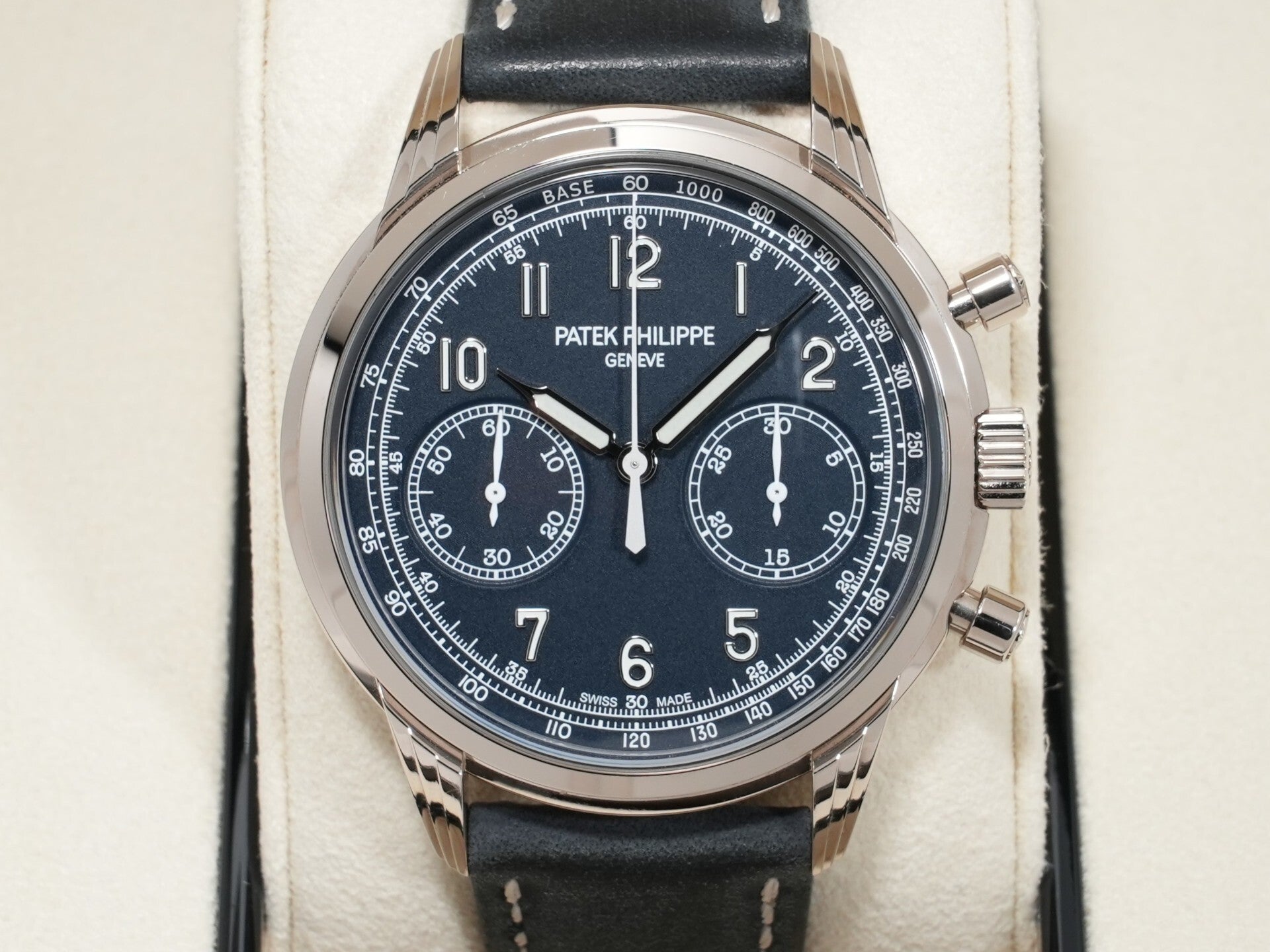 パテックフィリップ コンプリケーション クロノグラフ Ref.5172G-001 ホワイトゴールド ブルー文字盤 中古 hm7icibw