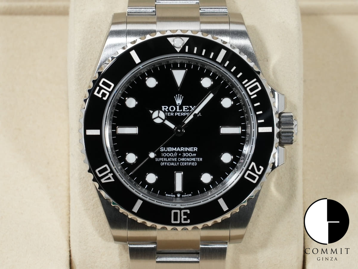 ロレックス サブマリーナー ノンデイト Ref.124060 ステンレススチール ブラック文字盤 未使用 s8tqvsvp