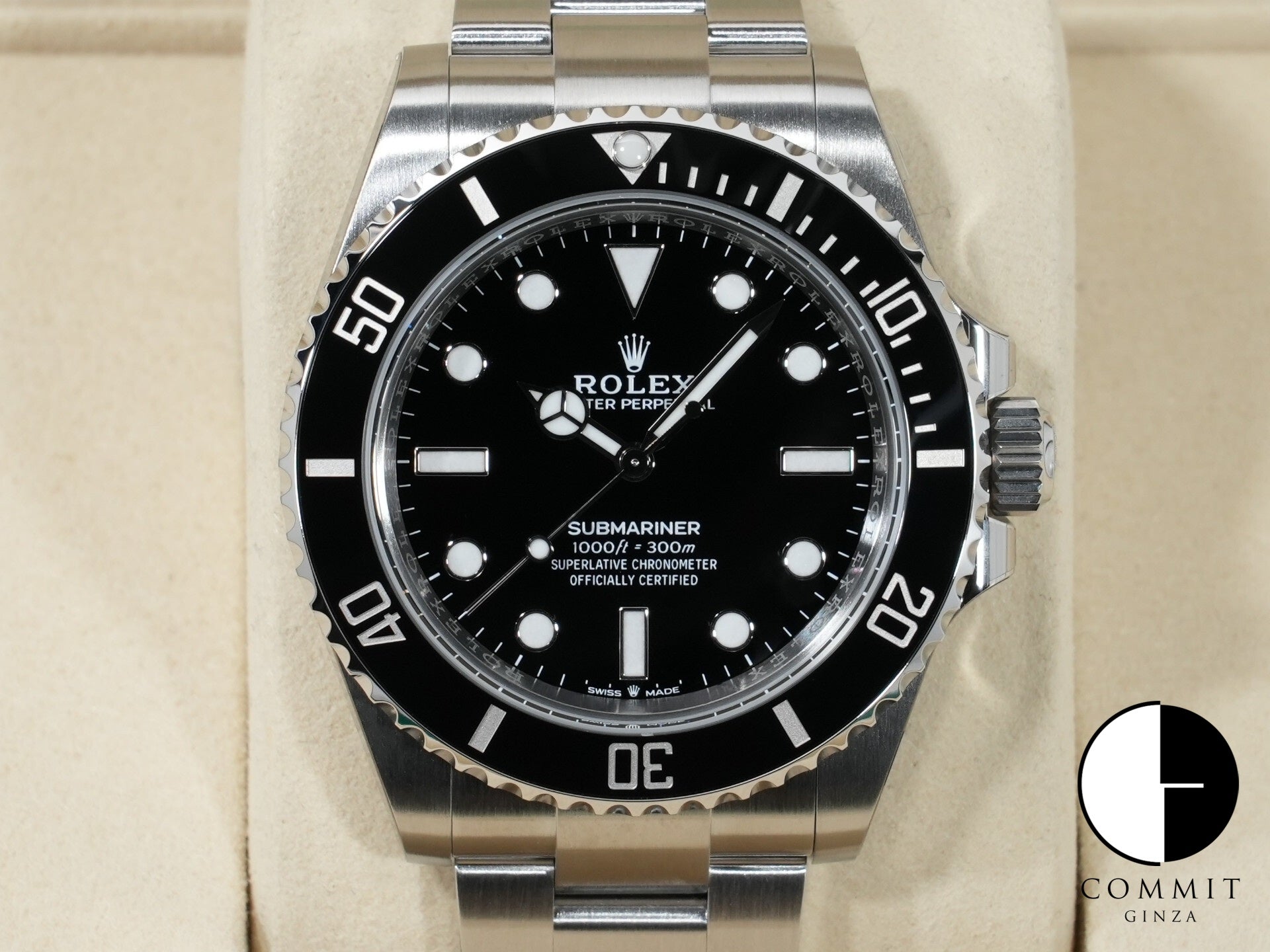 ロレックス サブマリーナー ノンデイト Ref.124060 ステンレススチール ブラック文字盤 未使用 s8tqvsvp