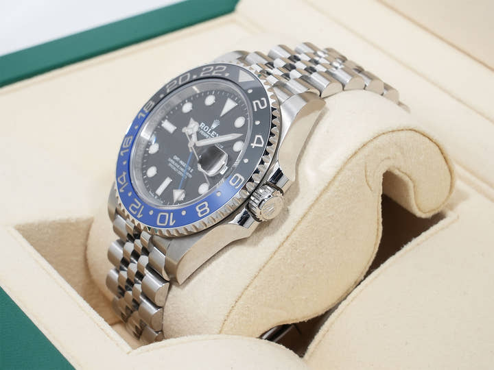 ロレックス GMTマスターII Ref.126710BLNR ステンレススチール ブラック文字盤 ジュビリーブレスレット 中古 beiejg7j