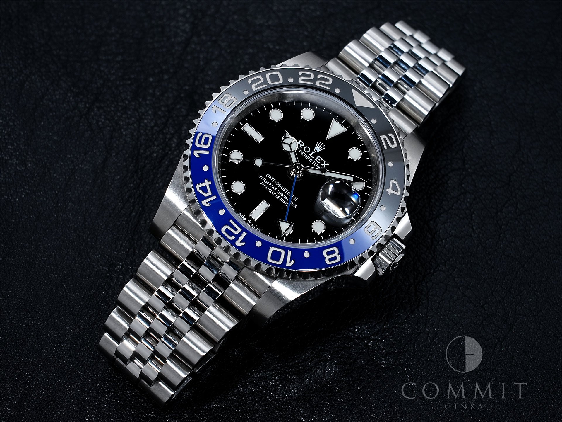 ロレックス GMTマスターII Ref.126710BLNR ステンレススチール ブラック文字盤 ジュビリーブレスレット 中古 beiejg7j