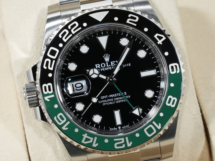 ロレックス GMTマスターII Ref.126720VTNR ステンレススチール ブラック文字盤 オイスターブレスレット 未使用 fexc9yhu