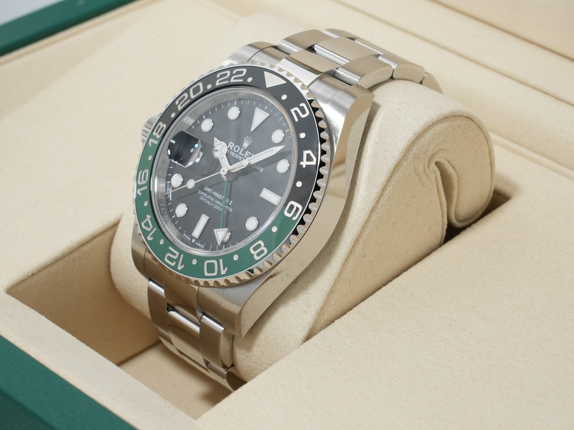 ロレックス GMTマスターII Ref.126720VTNR ステンレススチール ブラック文字盤 オイスターブレスレット 未使用 fexc9yhu