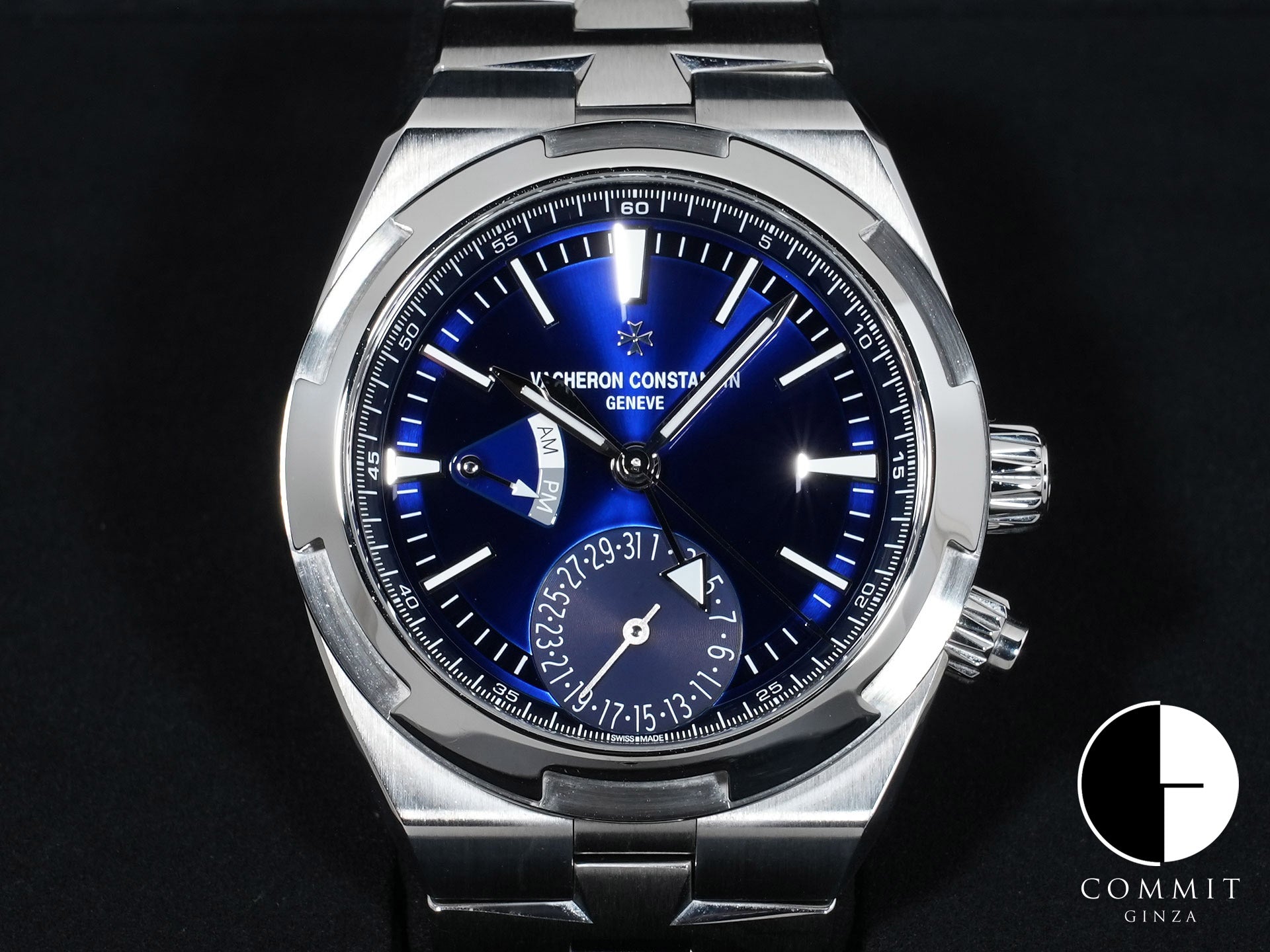 Vacheron Constantin Overseas Dual Time Ref. 7900V/110A-B334 Stainless Steel Blue Dial Pre-owned p6apwm48