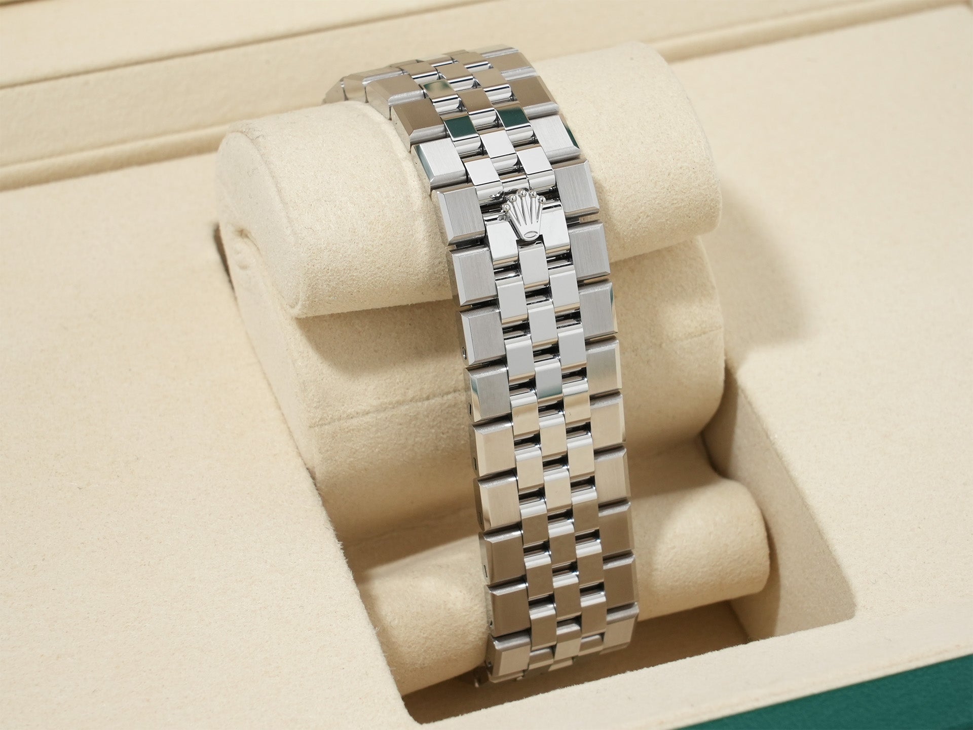 ロレックス ランドドゥエラー Ref.127234 ステンレススチール/ホワイトゴールド ホワイト文字盤 ジュビリーブレスレット 美中古 6se5k2s9