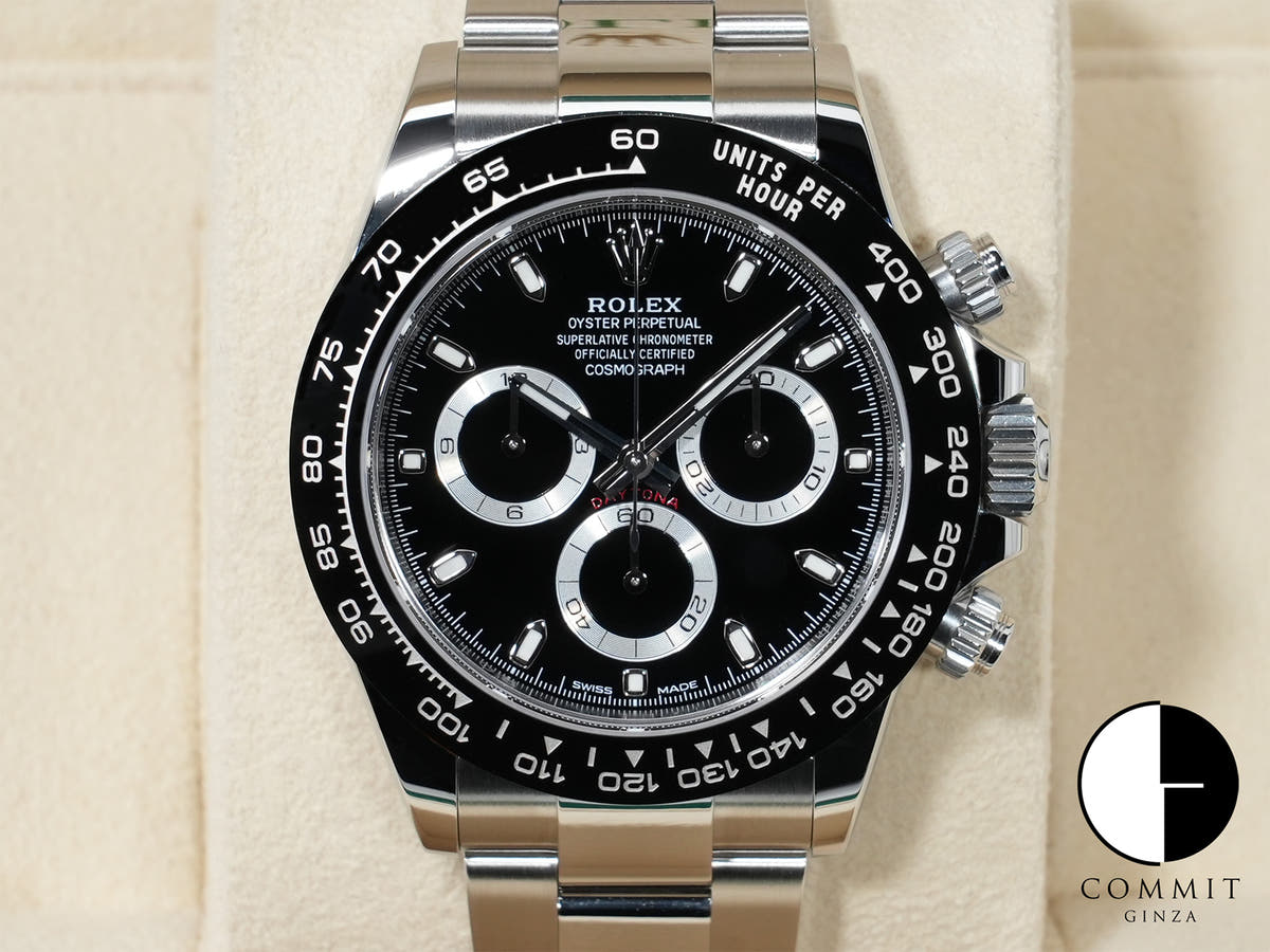 ロレックス デイトナ Ref.116500LN ステンレススチール ブラック文字盤 美品 9qbv6k5q