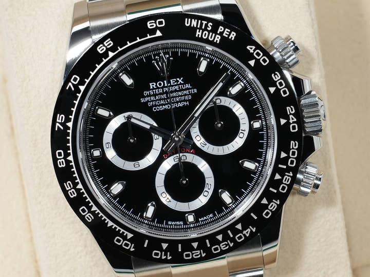 ロレックス デイトナ Ref.116500LN ステンレススチール ブラック文字盤 美品 9qbv6k5q