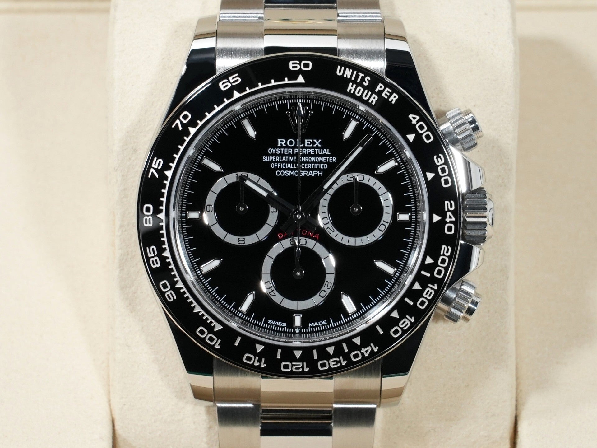 ロレックス デイトナ Ref.126500LN ステンレススチール ブラック文字盤 未使用 c965gdr3