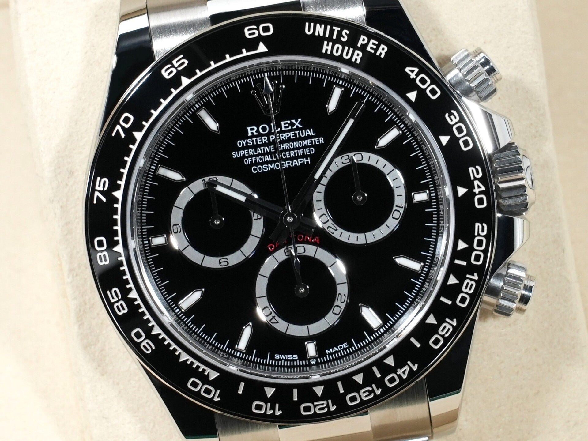 ロレックス デイトナ Ref.126500LN ステンレススチール ブラック文字盤 未使用 c965gdr3