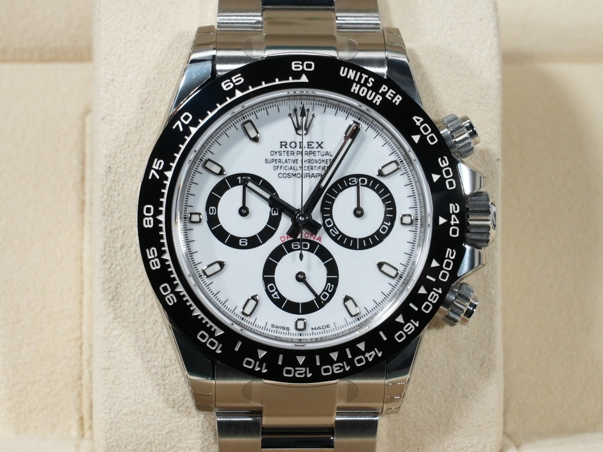 ロレックス デイトナ Ref.116500LN ステンレススチール ホワイト文字盤 未使用 2aa6dq8d