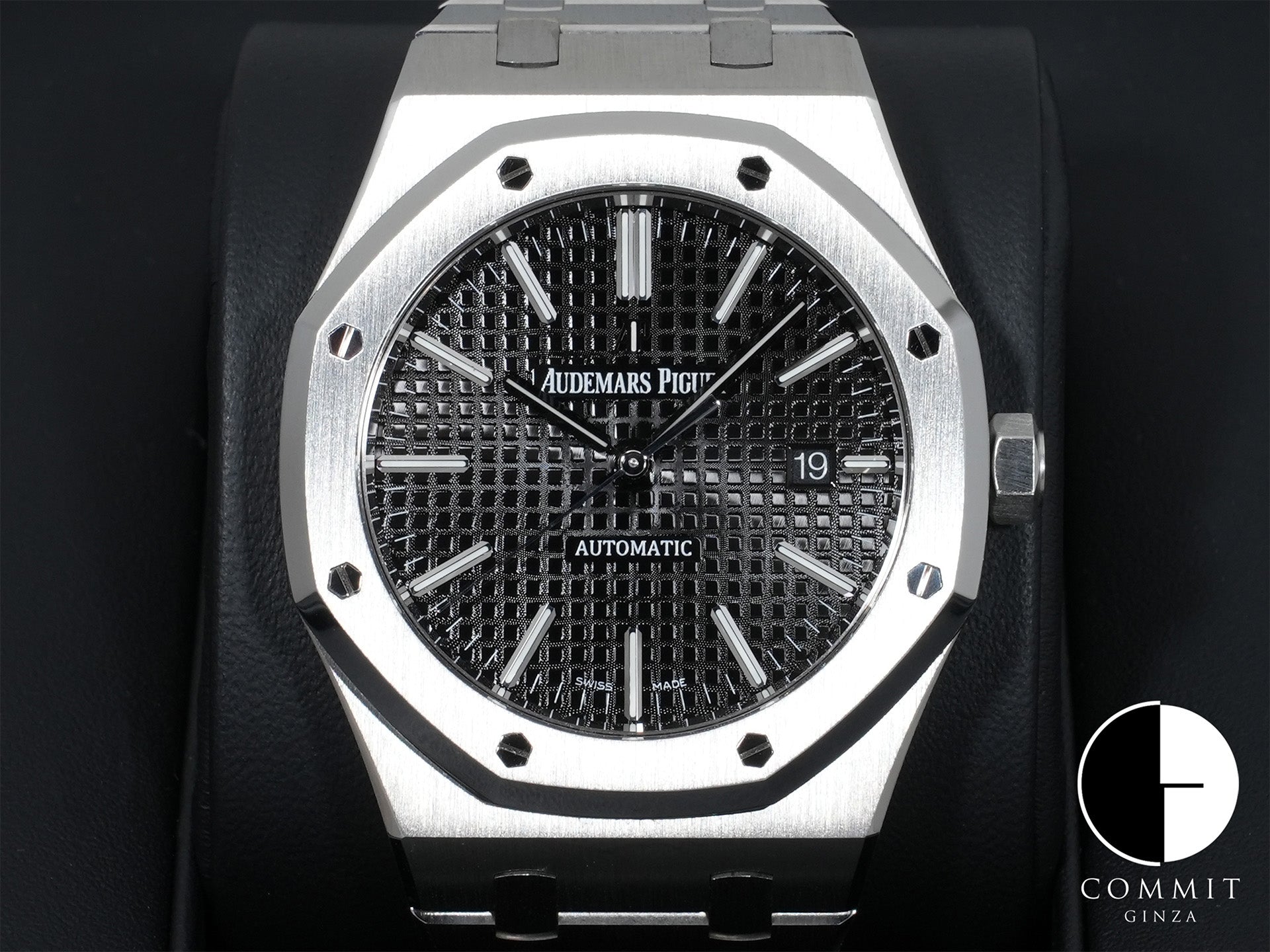 オーデマピゲ ロイヤルオーク Ref.15400ST.OO.1220ST.01 ステンレススチール ブラック文字盤 美品 nqzg2wnk