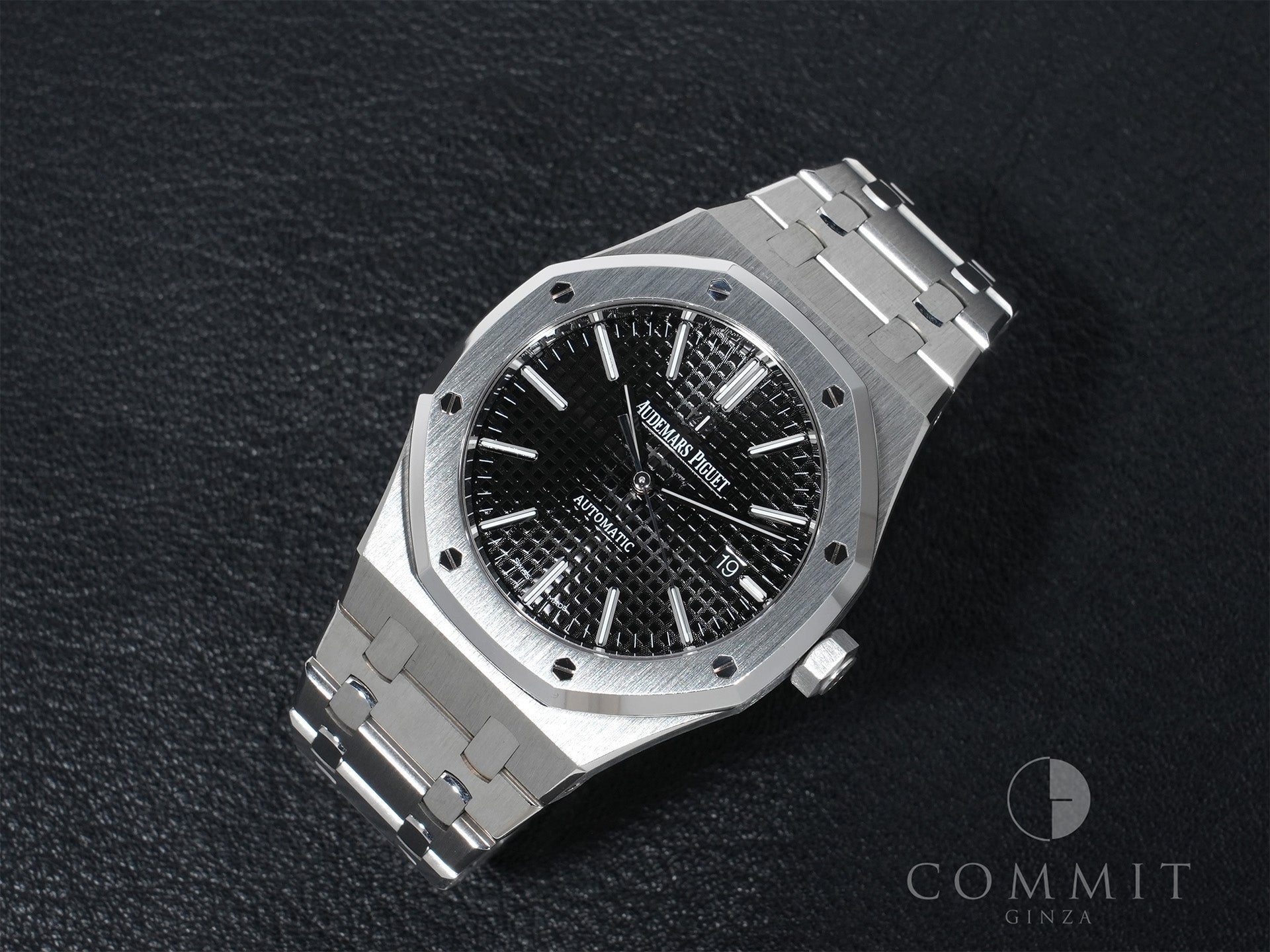 オーデマピゲ ロイヤルオーク Ref.15400ST.OO.1220ST.01 ステンレススチール ブラック文字盤 美品 nqzg2wnk