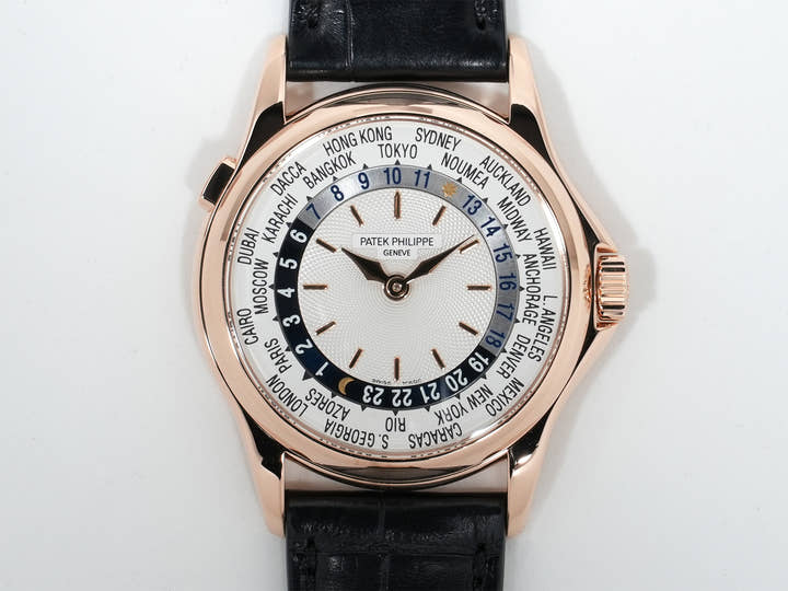 Patek Philippe Complications World Time Ref. 5110R-001 Rose Gold with Silver Dial, Excellent Condition ziy8jojw