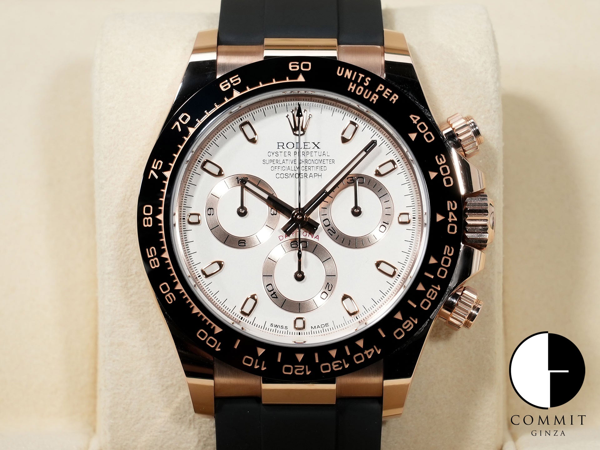 ロレックス デイトナ Ref.116515LN エバーローズゴールド アイボリー文字盤 中古 mtvioes9