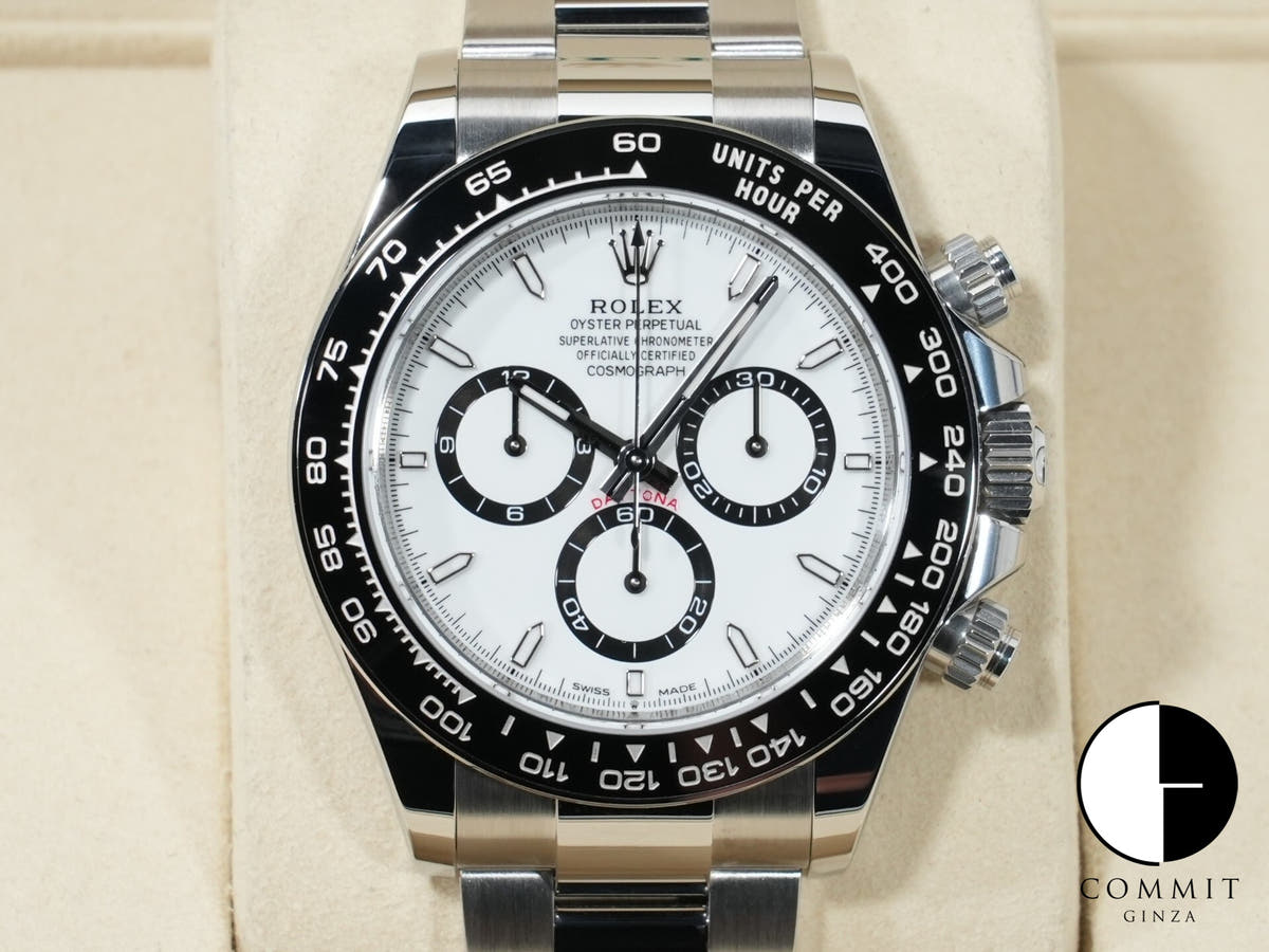 ロレックス デイトナ Ref.126500LN ステンレススチール ホワイト文字盤 未使用 u9ky75q4