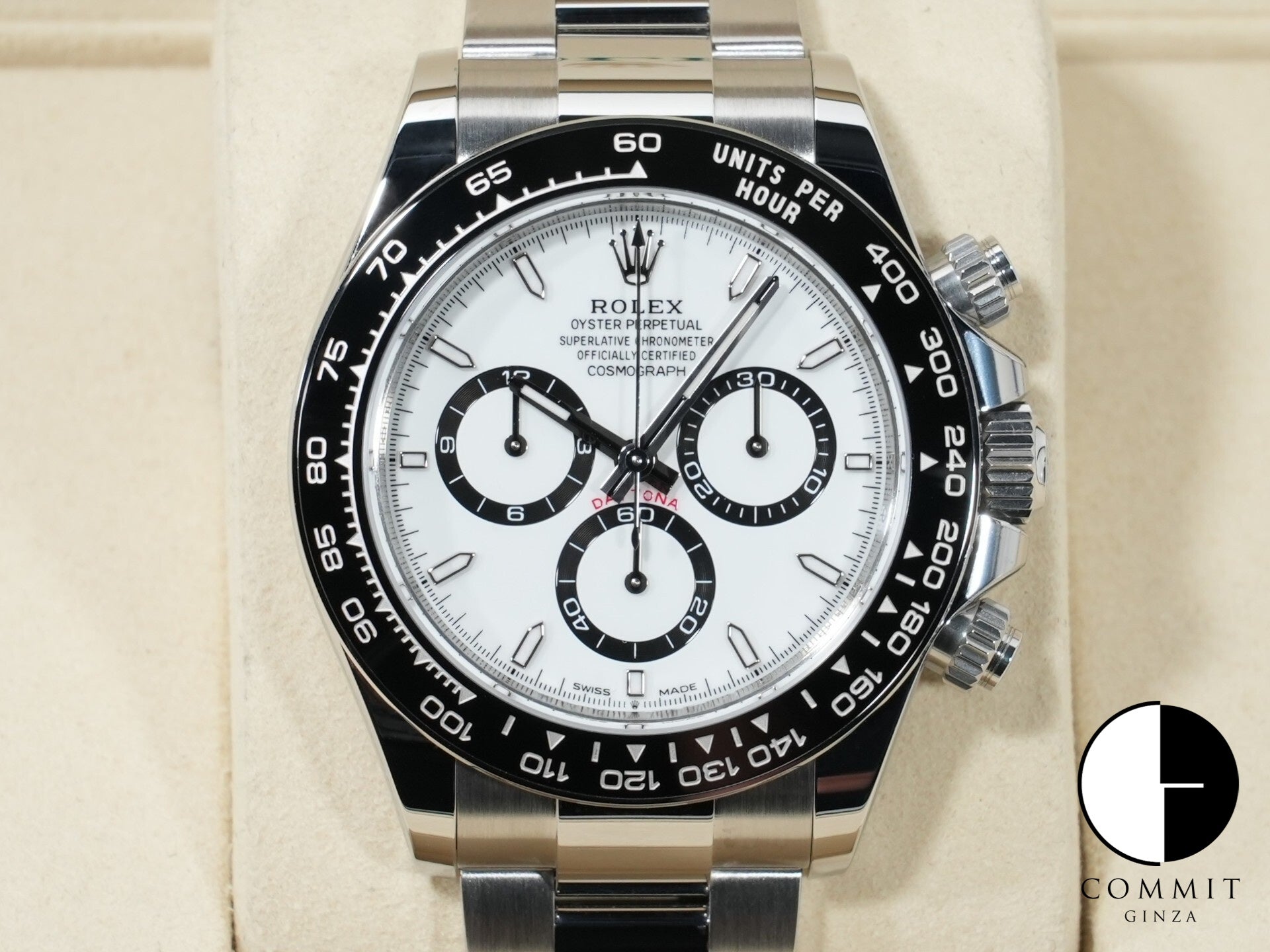 ロレックス デイトナ Ref.126500LN ステンレススチール ホワイト文字盤 未使用 u9ky75q4