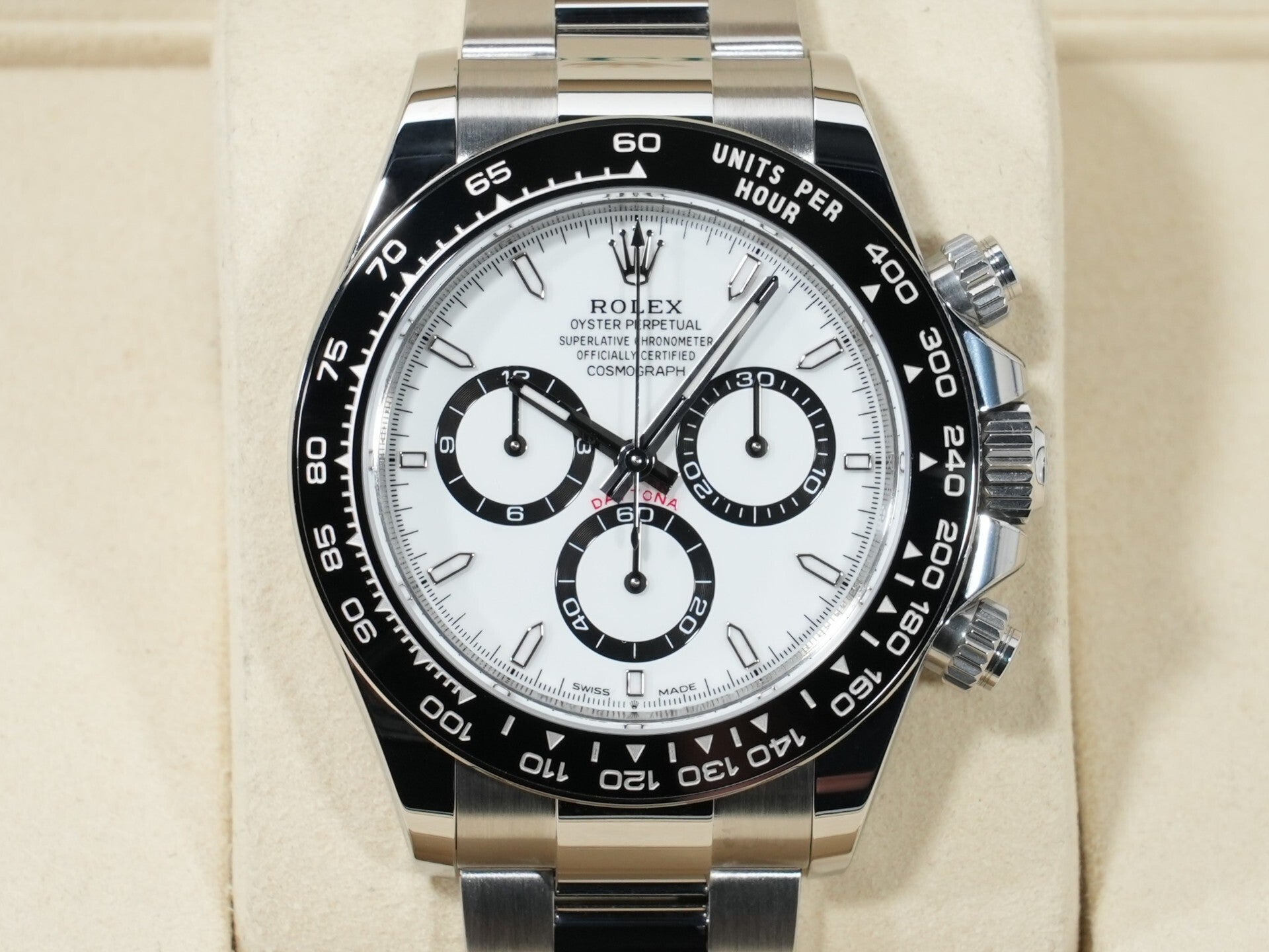 ロレックス デイトナ Ref.126500LN ステンレススチール ホワイト文字盤 未使用 u9ky75q4