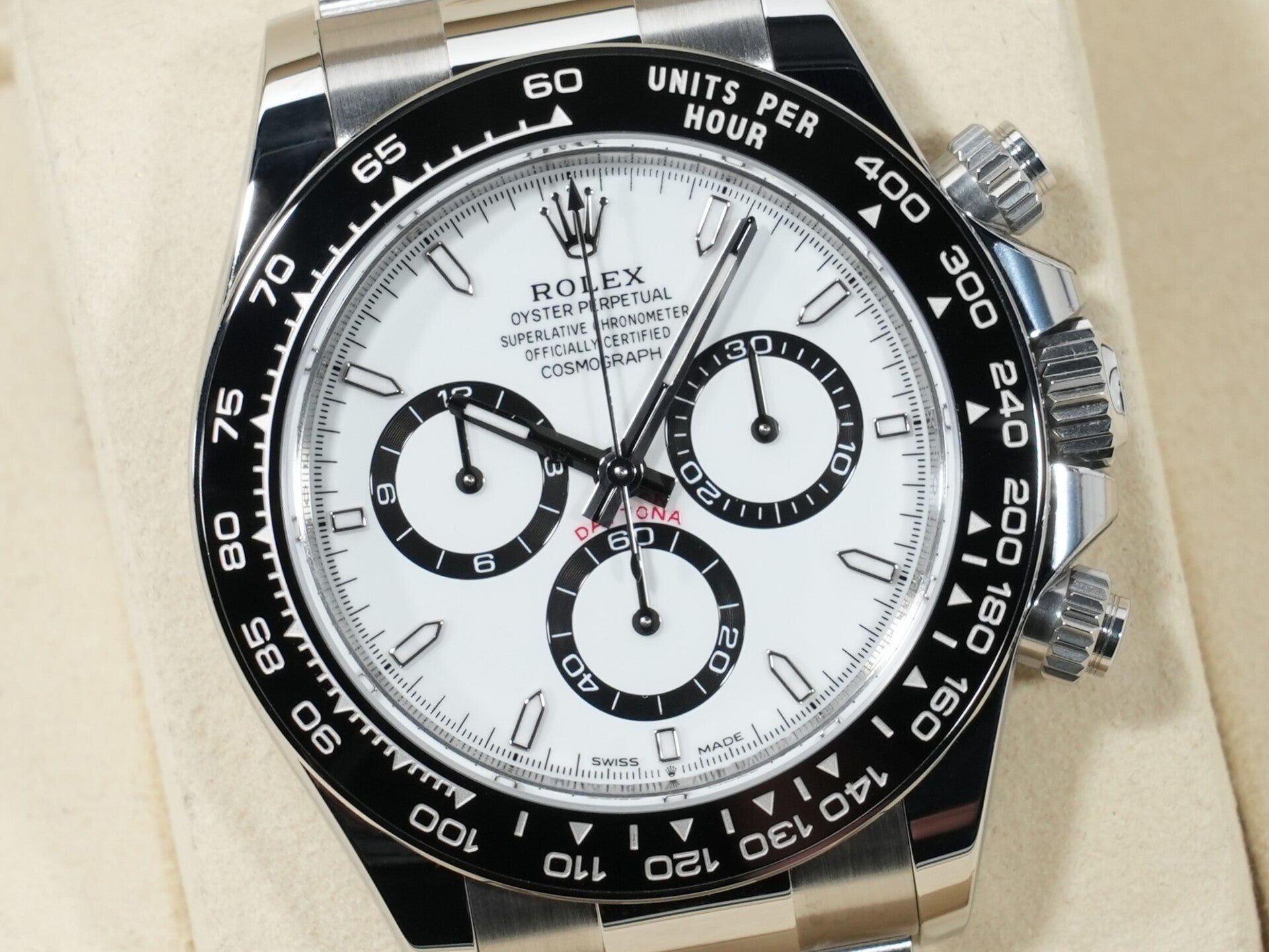 ロレックス デイトナ Ref.126500LN ステンレススチール ホワイト文字盤 未使用 u9ky75q4