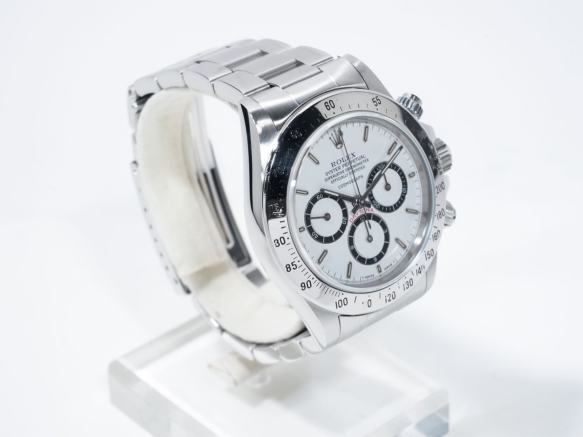 ロレックス デイトナ エルプリメロ Ref.16520 ステンレススチール ホワイト文字盤 中古 3fhzrwiq