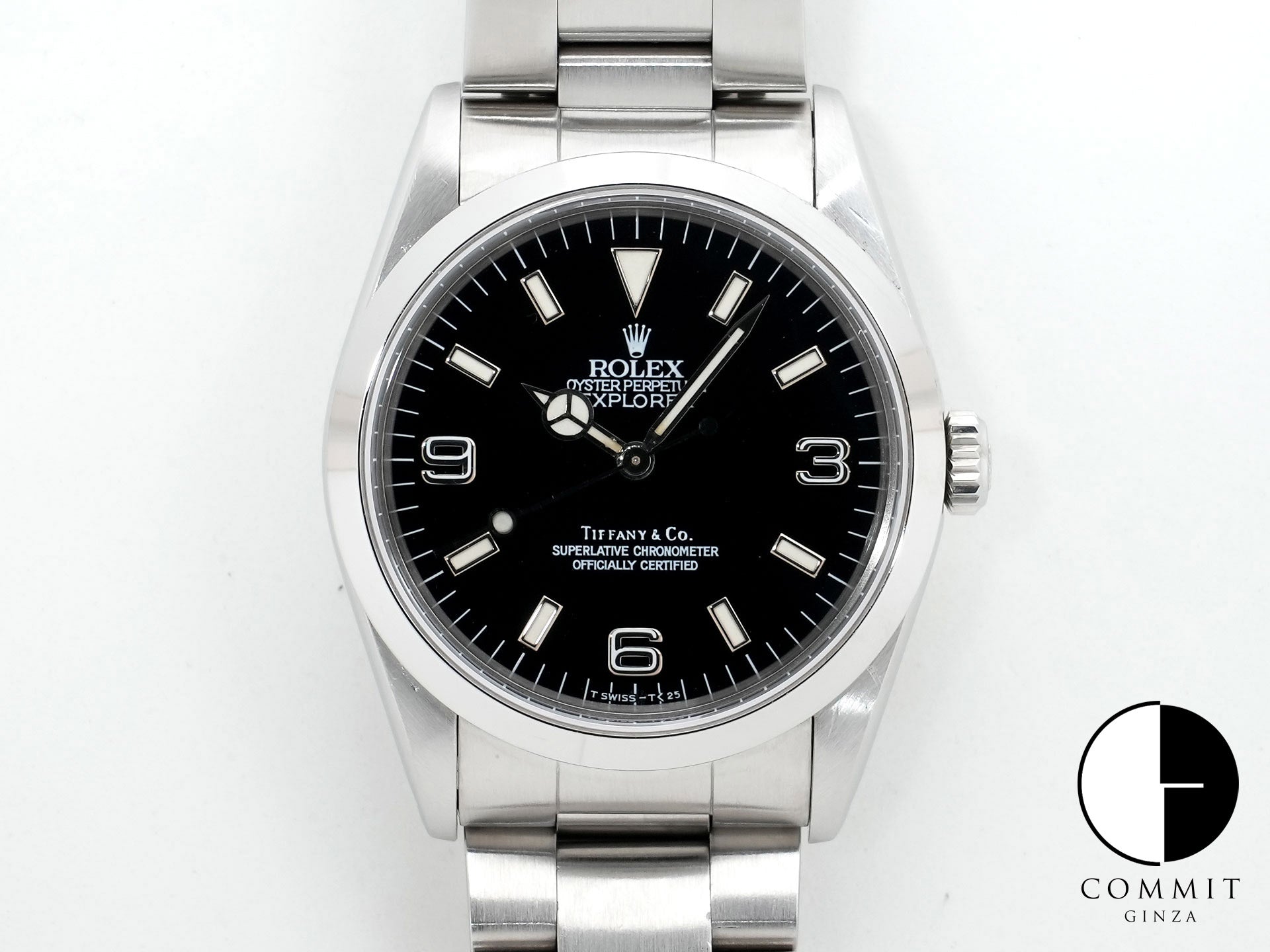 ロレックス エクスプローラーI Ref.14270 ステンレススチール ブラック文字盤 オイスターブレスレット 中古 orxqngdb