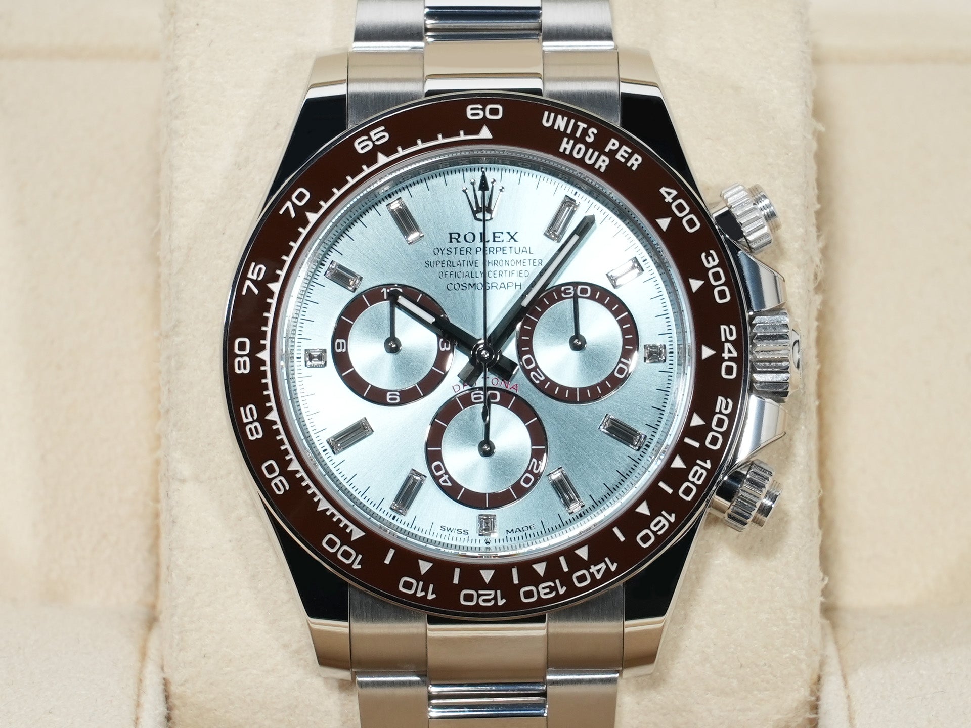 ロレックス デイトナ Ref.126506A プラチナ アイスブルーx11Pダイヤ文字盤 未使用 rjko5n2c