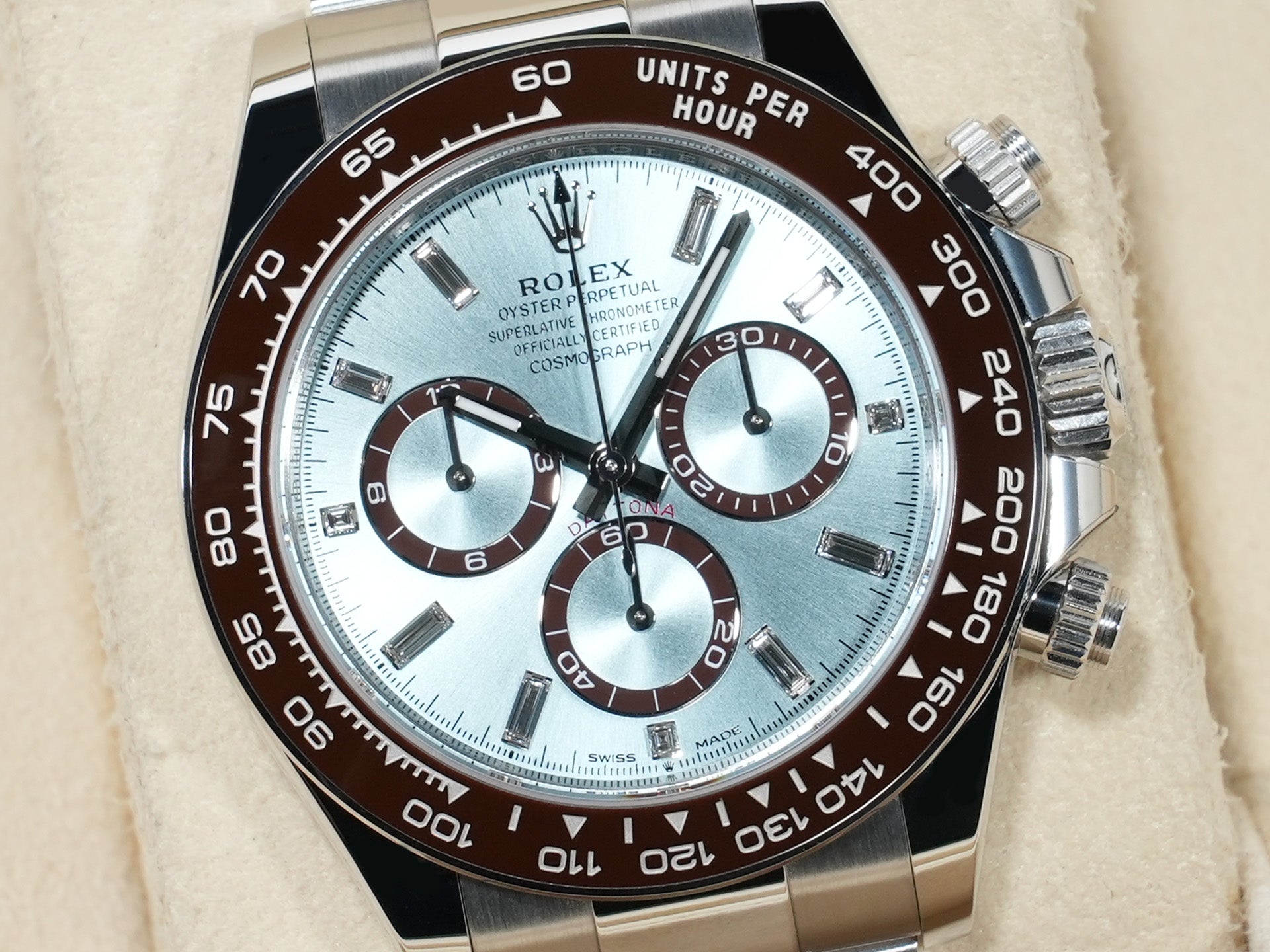ロレックス デイトナ Ref.126506A プラチナ アイスブルーx11Pダイヤ文字盤 未使用 rjko5n2c