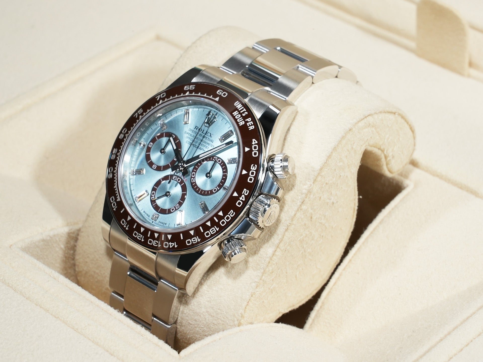 ロレックス デイトナ Ref.126506A プラチナ アイスブルーx11Pダイヤ文字盤 未使用 rjko5n2c