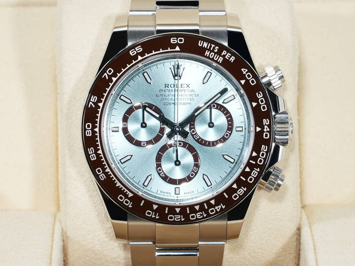 ロレックス デイトナ Ref.126506 プラチナ アイスブルー文字盤 未使用 axe3k3bp