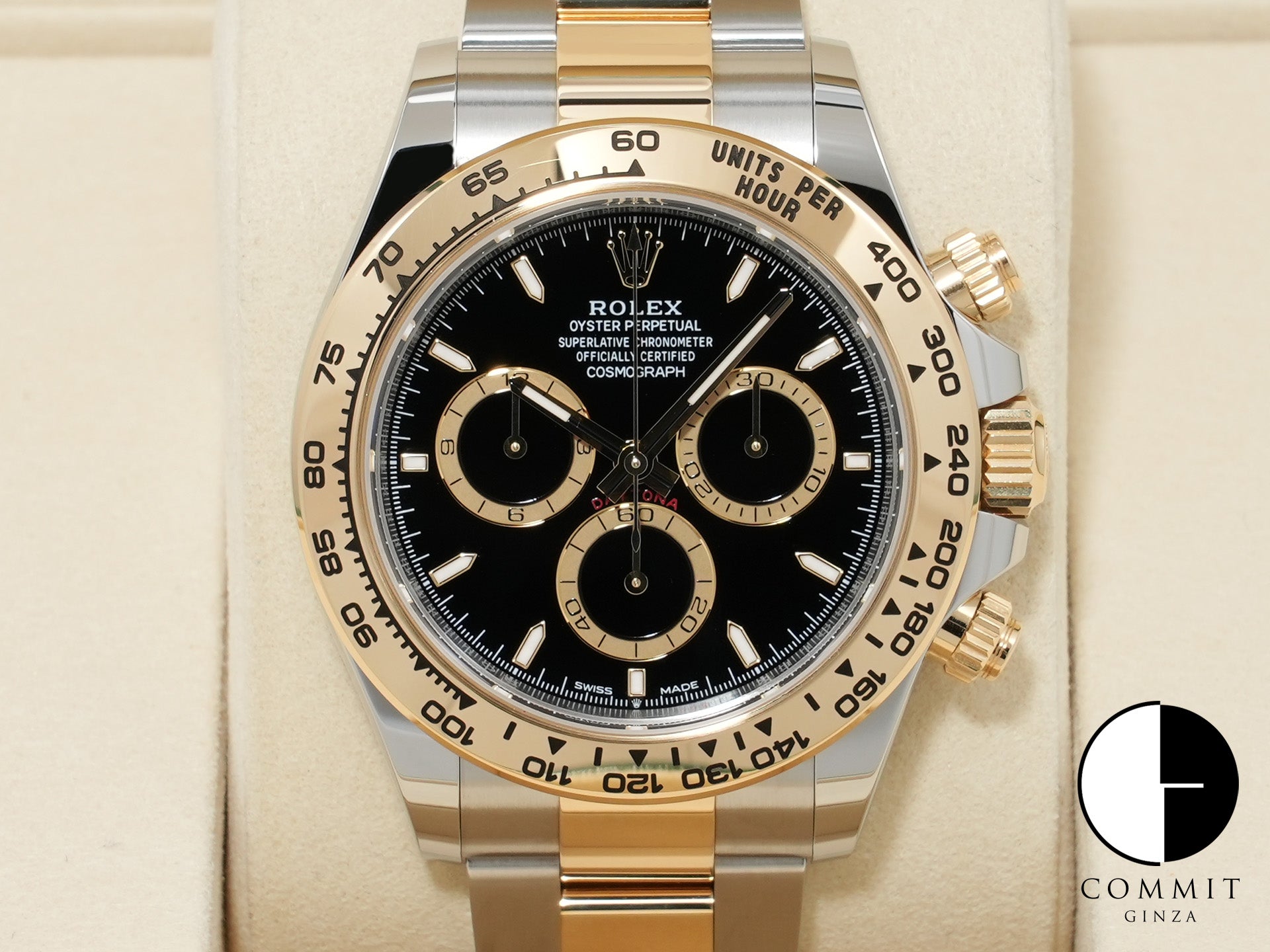 ロレックス デイトナ Ref.126503 ステンレススチール/イエローゴールド ブラック文字盤 極美品 5qfk9j9e