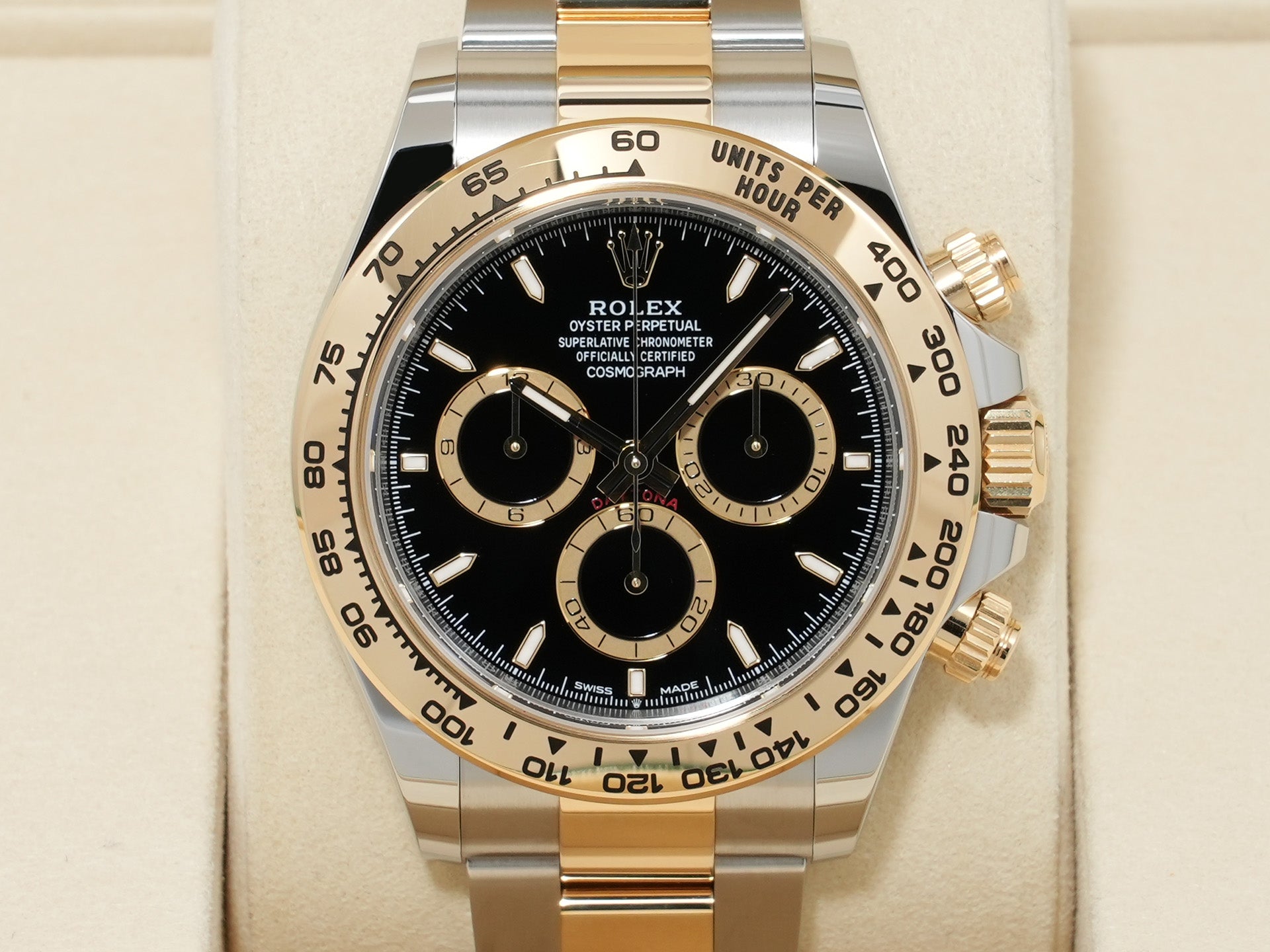 ロレックス デイトナ Ref.126503 ステンレススチール/イエローゴールド ブラック文字盤 極美品 5qfk9j9e