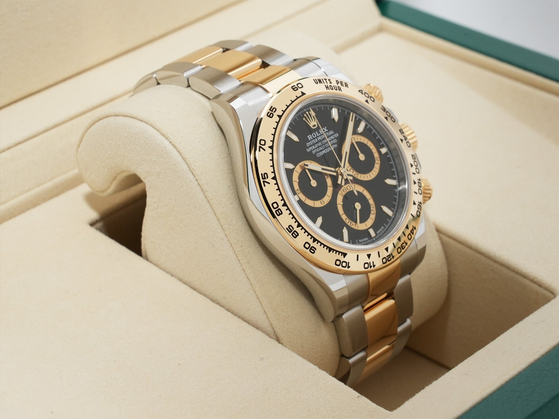 ロレックス デイトナ Ref.126503 ステンレススチール/イエローゴールド ブラック文字盤 極美品 5qfk9j9e