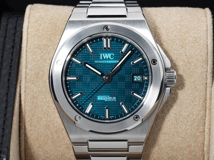 IWC インヂュニア オートマティック 40 Ref.IW328903 ステンレススチール グリーン文字盤 美品 u685ynra