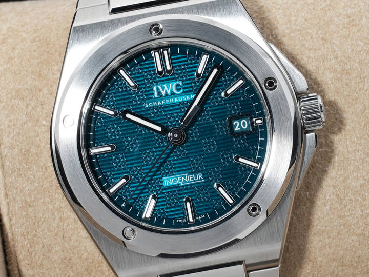 IWC インヂュニア オートマティック 40 Ref.IW328903 ステンレススチール グリーン文字盤 美品 u685ynra