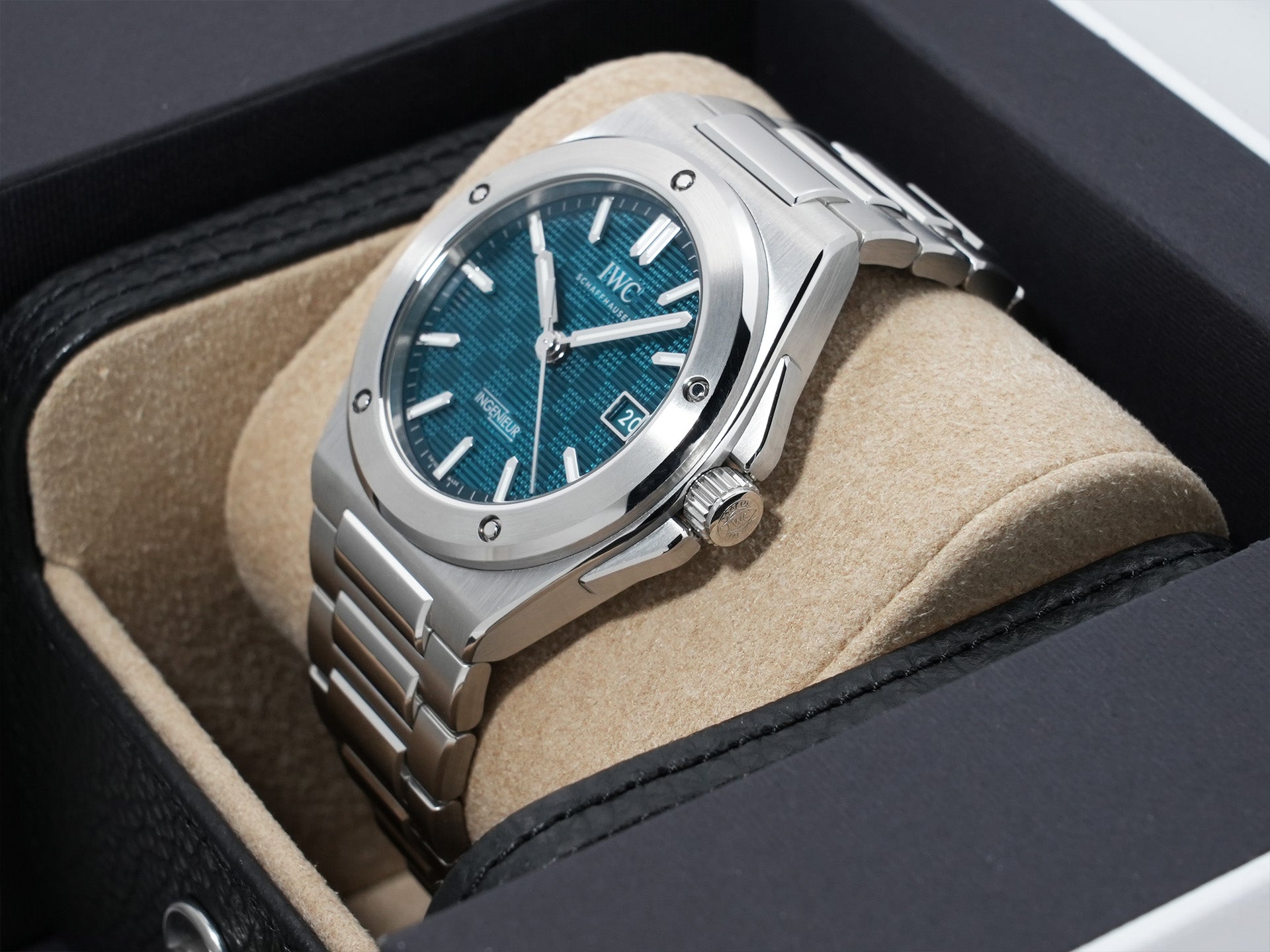 IWC インヂュニア オートマティック 40 Ref.IW328903 ステンレススチール グリーン文字盤 美品 u685ynra