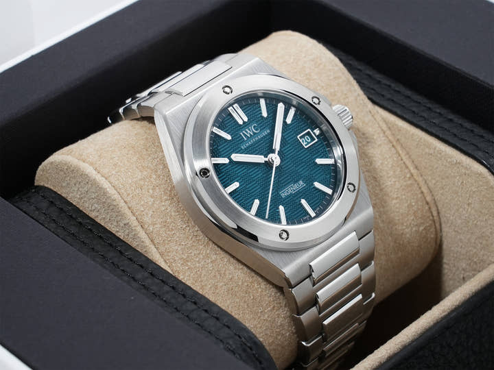 IWC インヂュニア オートマティック 40 Ref.IW328903 ステンレススチール グリーン文字盤 美品 u685ynra