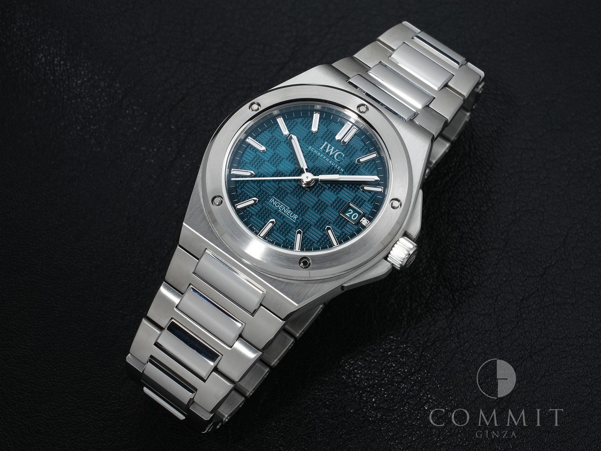 IWC インヂュニア オートマティック 40 Ref.IW328903 ステンレススチール グリーン文字盤 美品 u685ynra