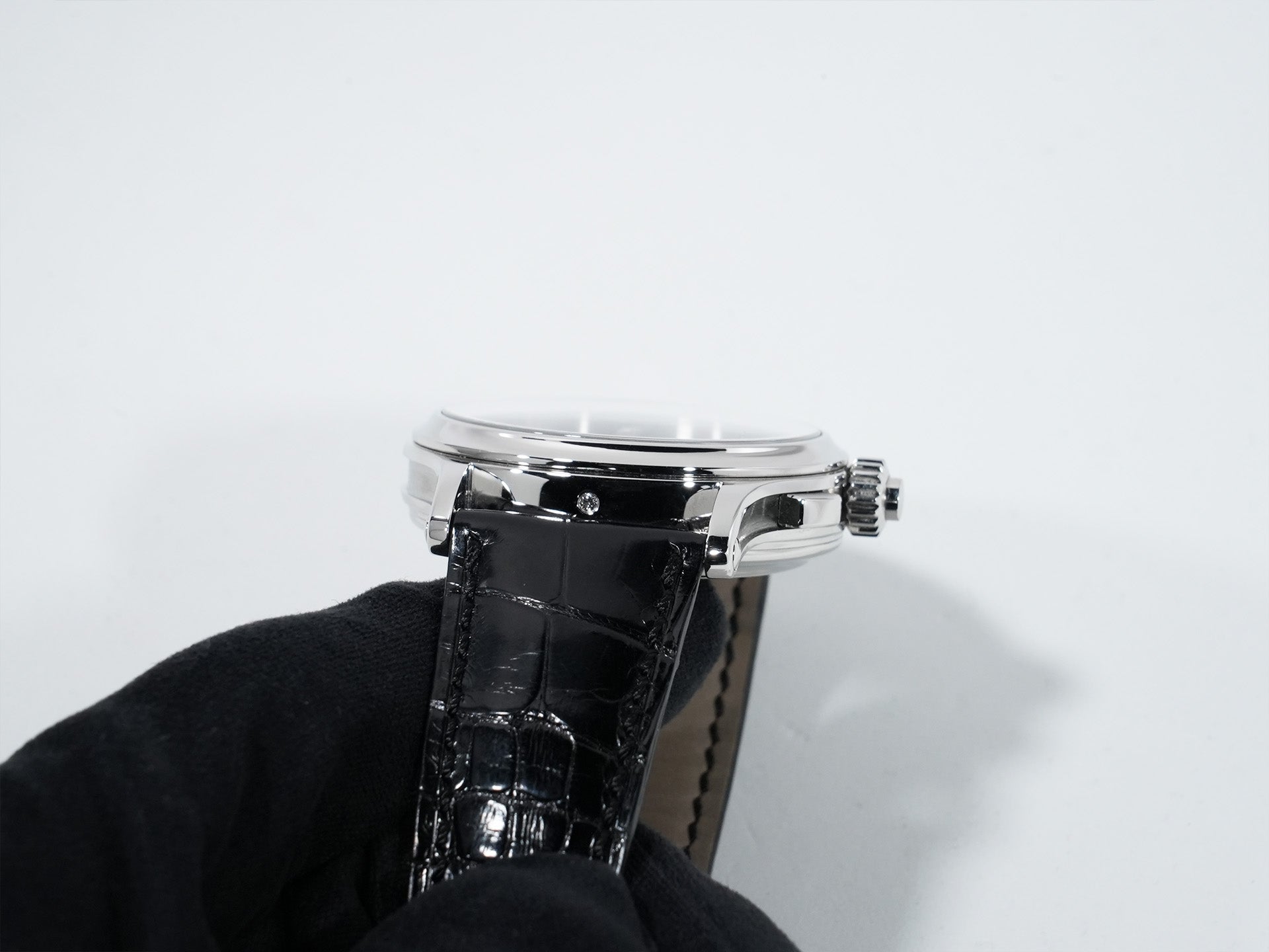 パテックフィリップ スプリットセコンド クロノグラフ Ref.5370P-001 プラチナ ブラック エナメル文字盤 美中古 qvuzay3j